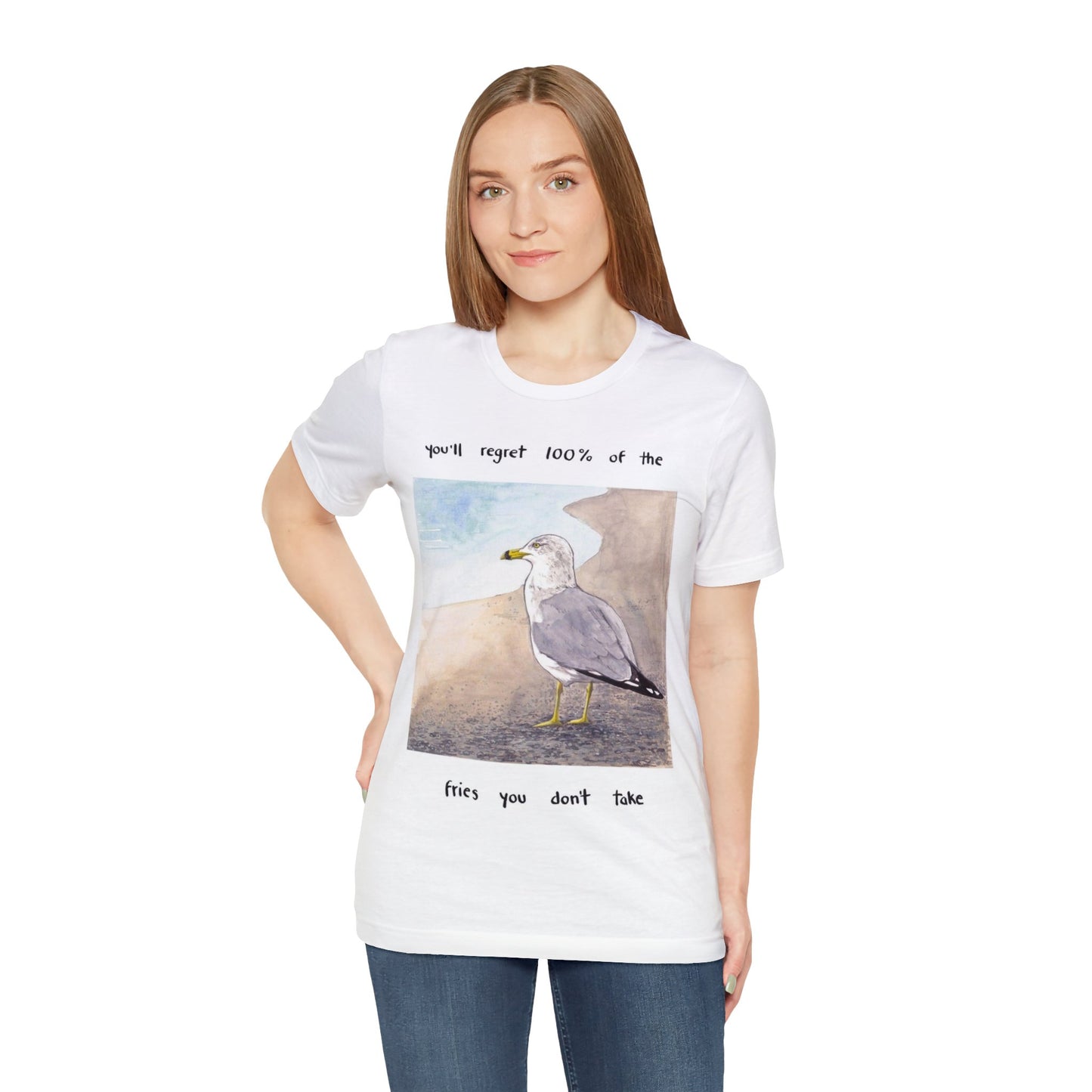 Seagull of Regret - Unisex Jersey Short Sleeve Tee