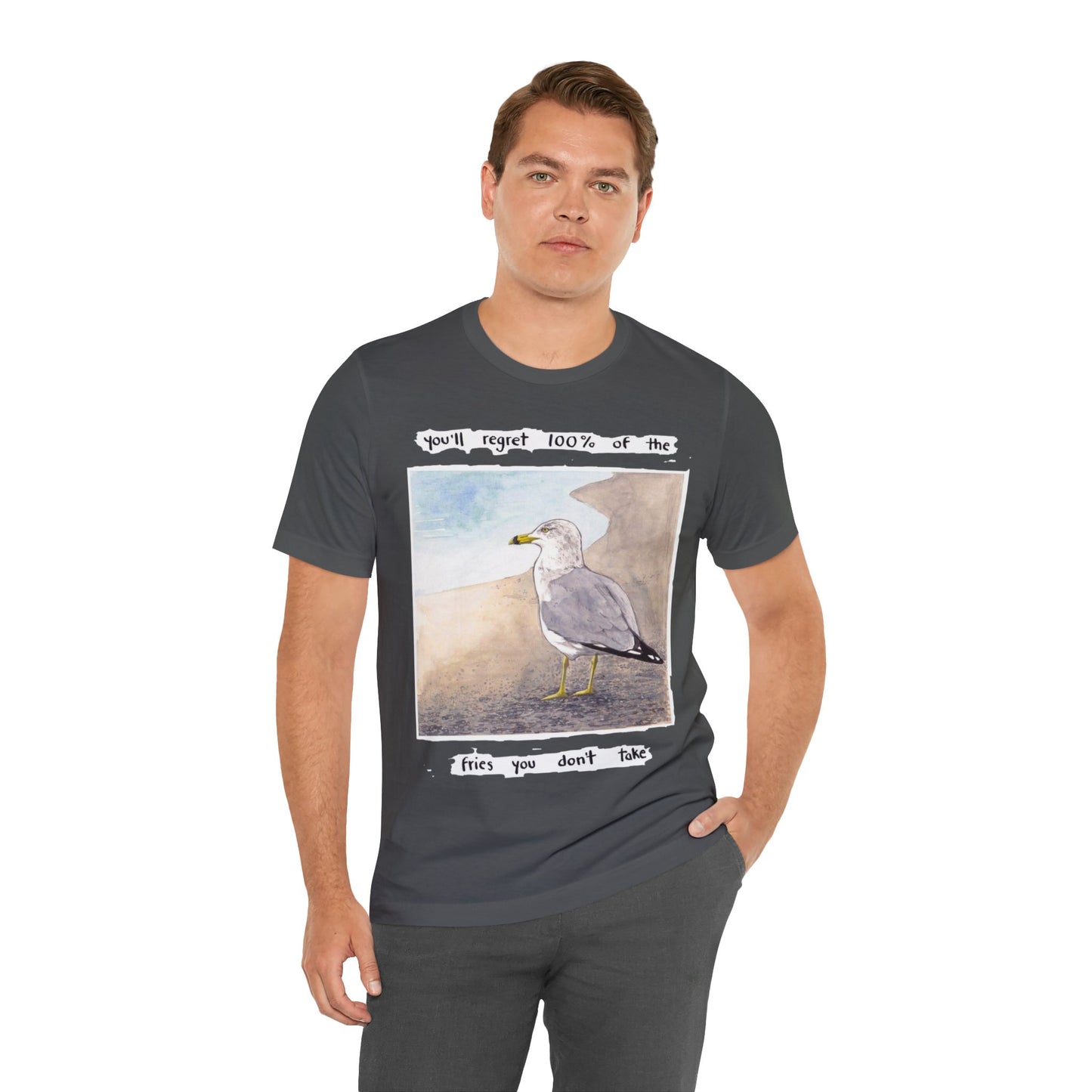 Seagull of Regret - Unisex Jersey Short Sleeve Tee