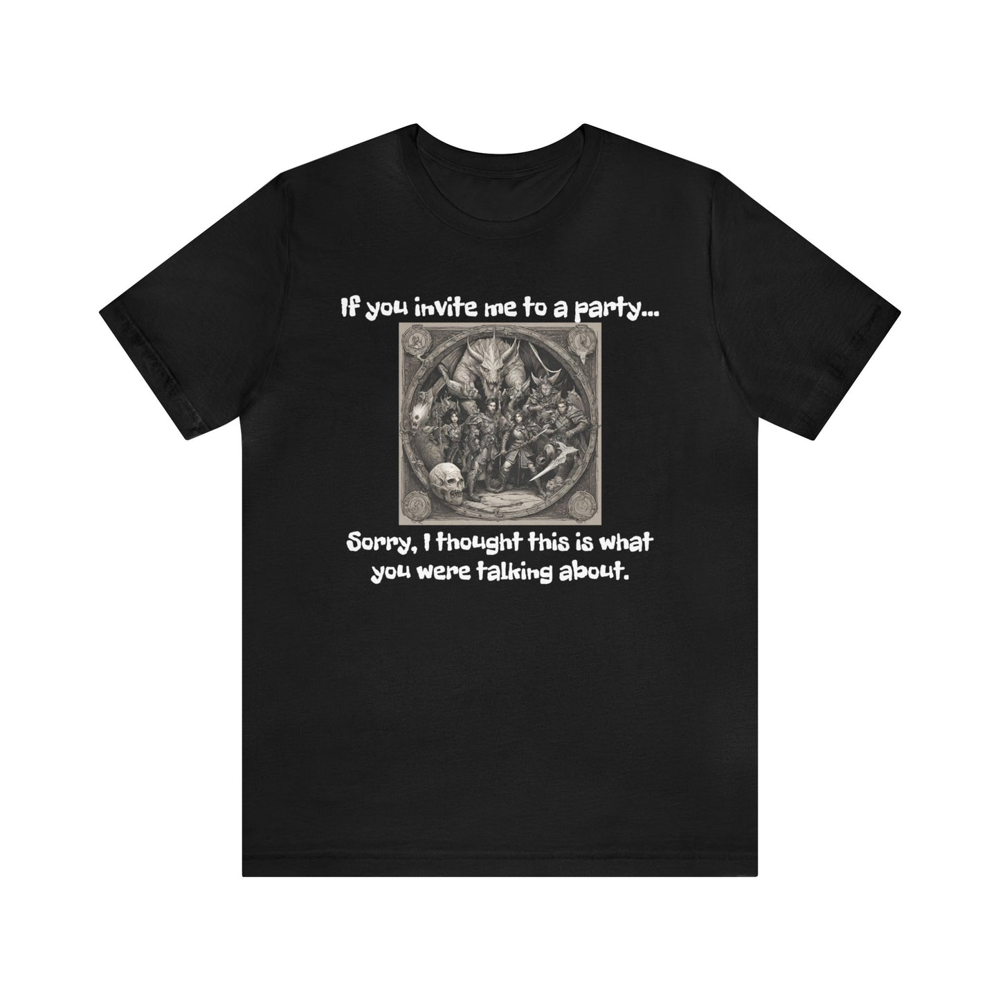 DnD Party - Unisex Jersey Short Sleeve Tee