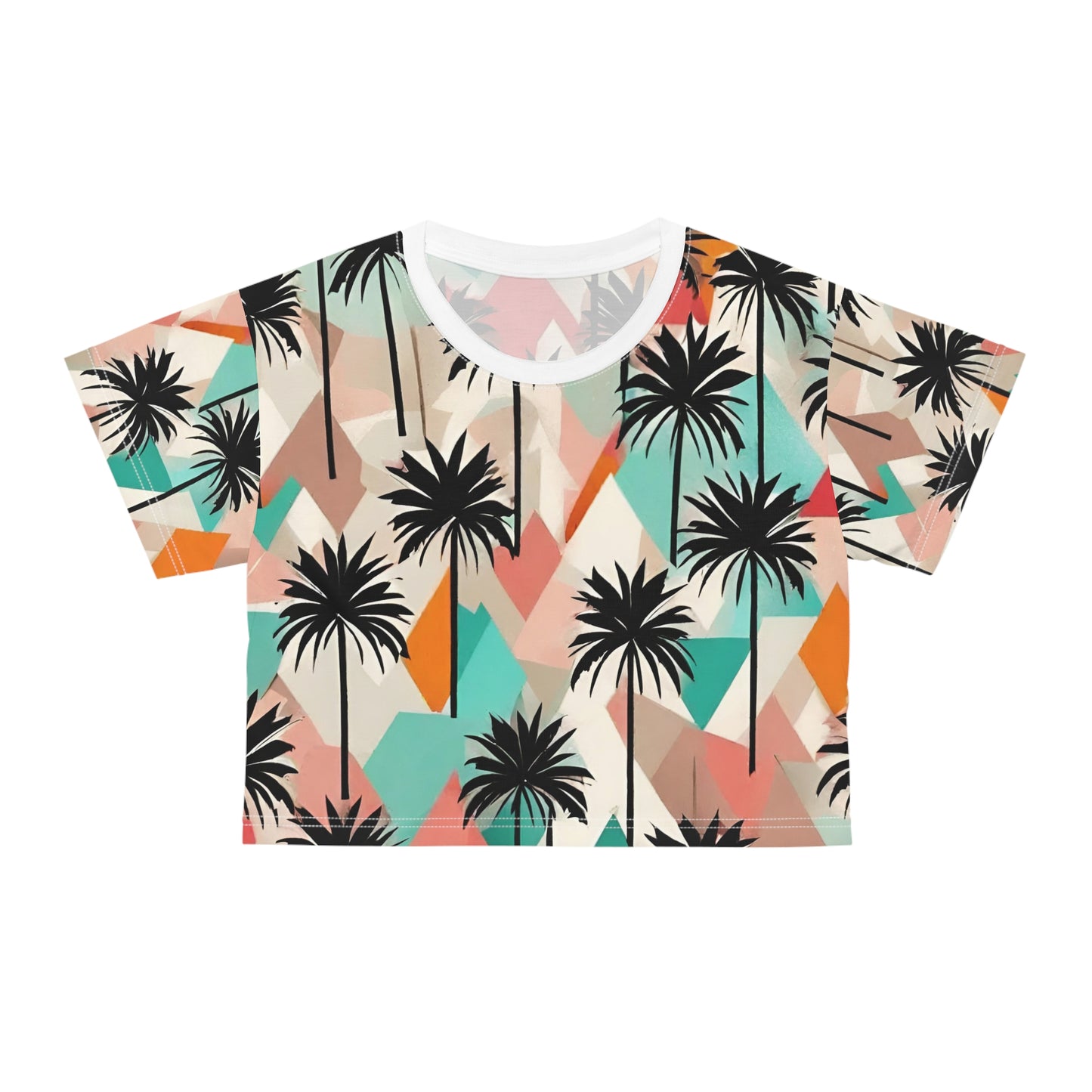 Summer Vibes Crop Tee (AOP)