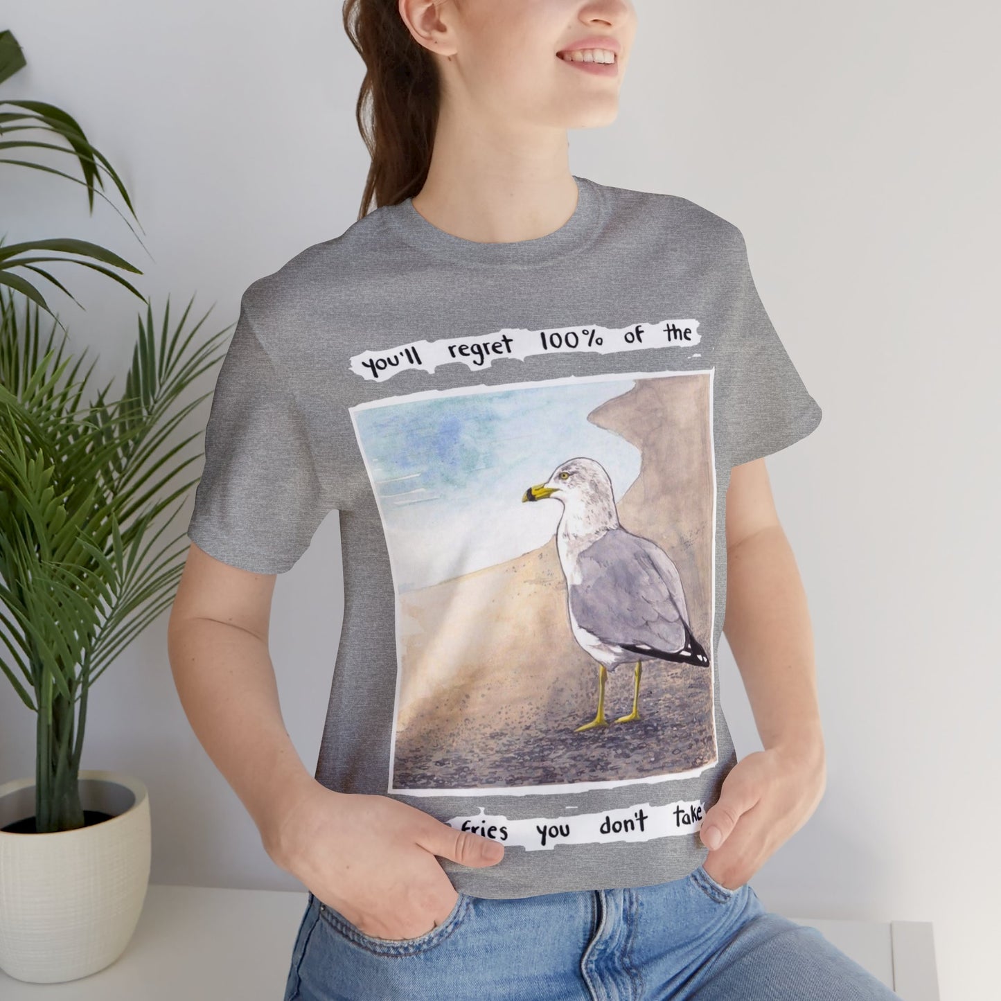 Seagull of Regret - Unisex Jersey Short Sleeve Tee