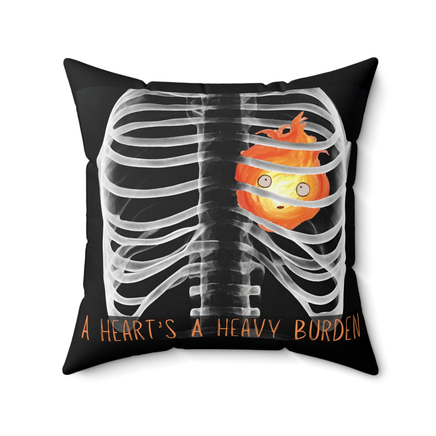 A Heart’s A Heavy Burden - Spun Polyester Square Pillow