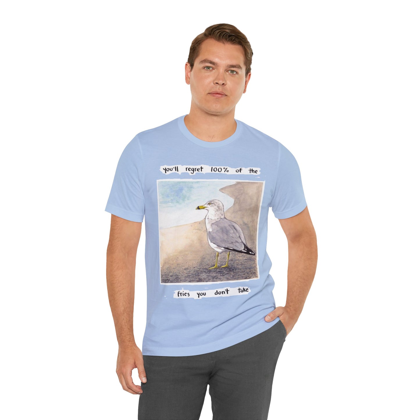 Seagull of Regret - Unisex Jersey Short Sleeve Tee