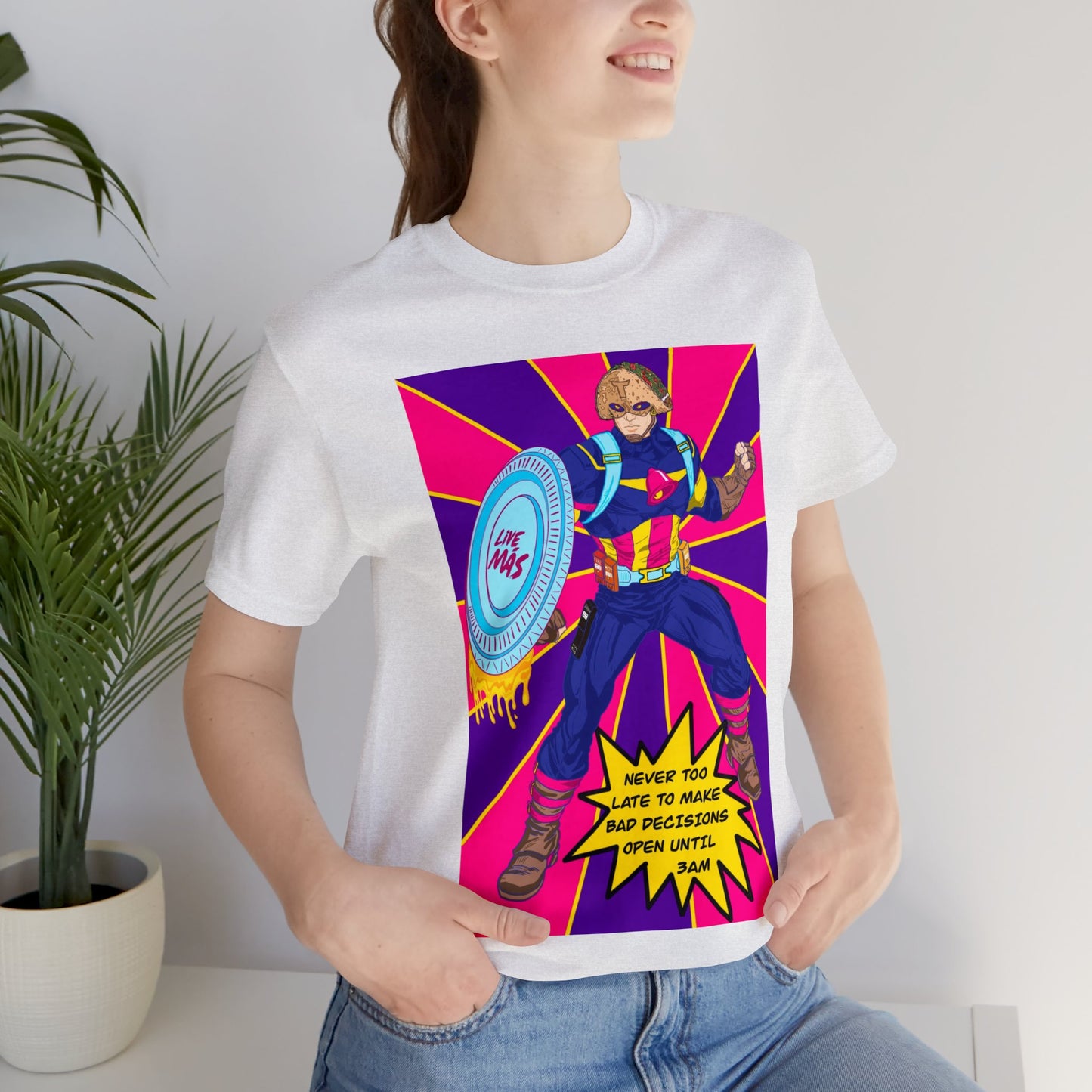 Captain Taco - Unisex Jersey Short Sleeve Tee