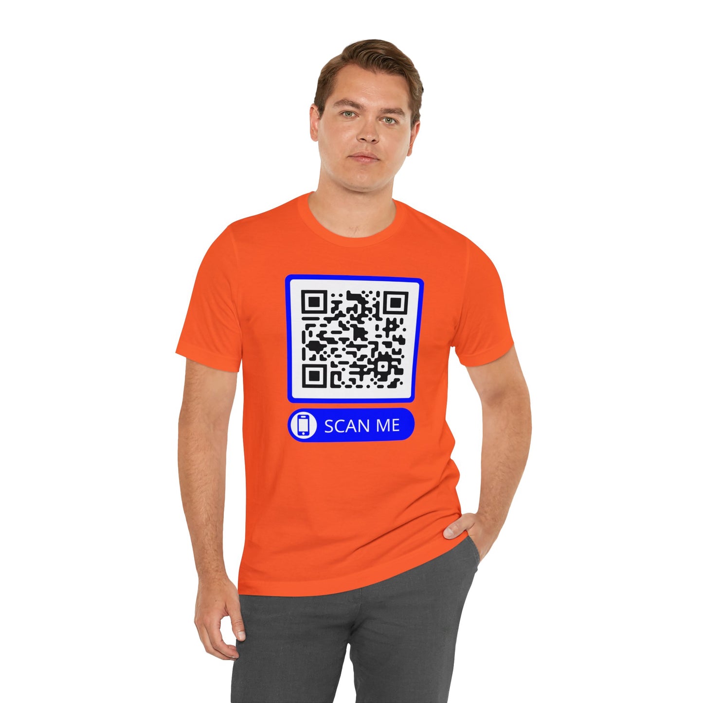 Rick Roll QR Scan Me - Unisex Jersey Short Sleeve Tee