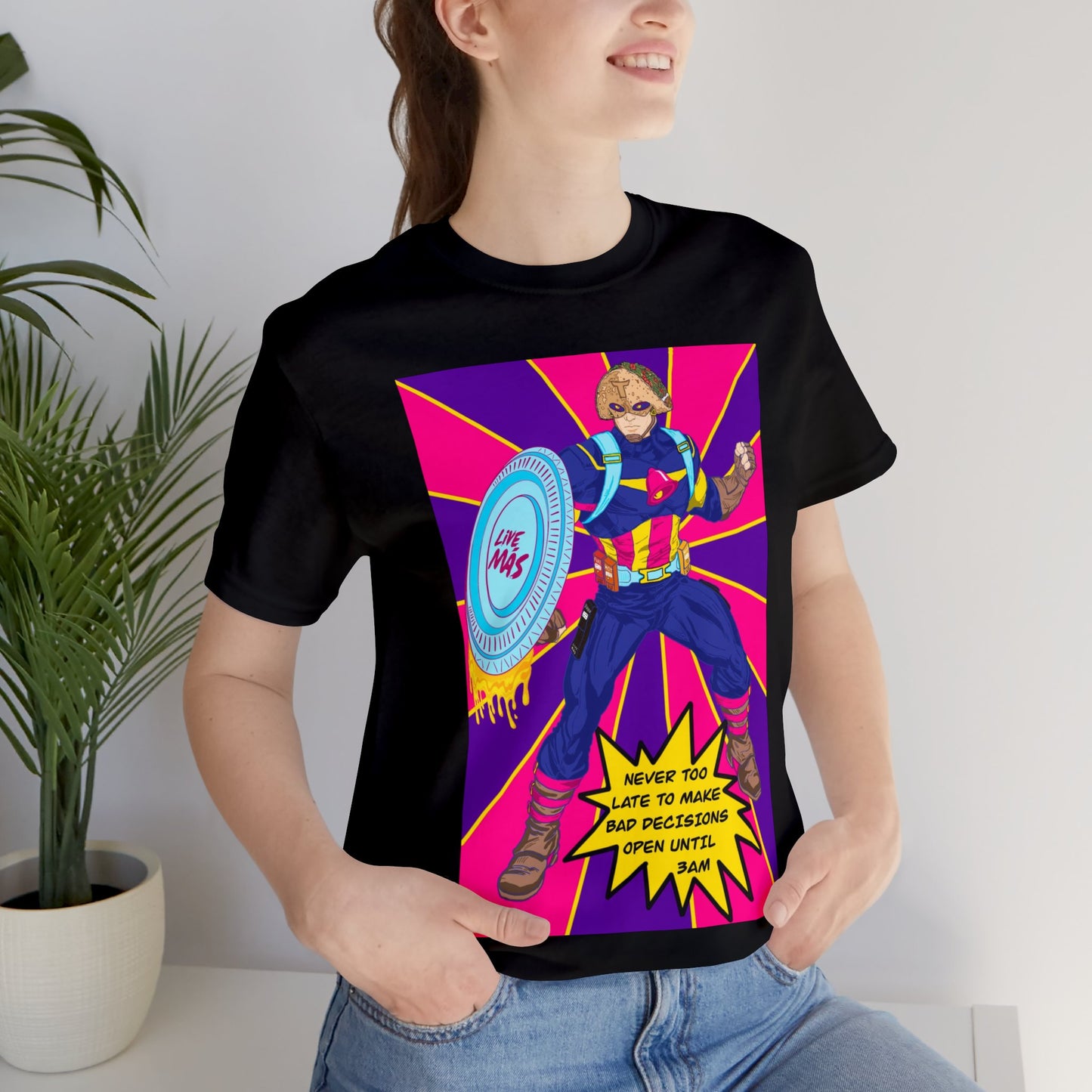 Captain Taco - Unisex Jersey Short Sleeve Tee