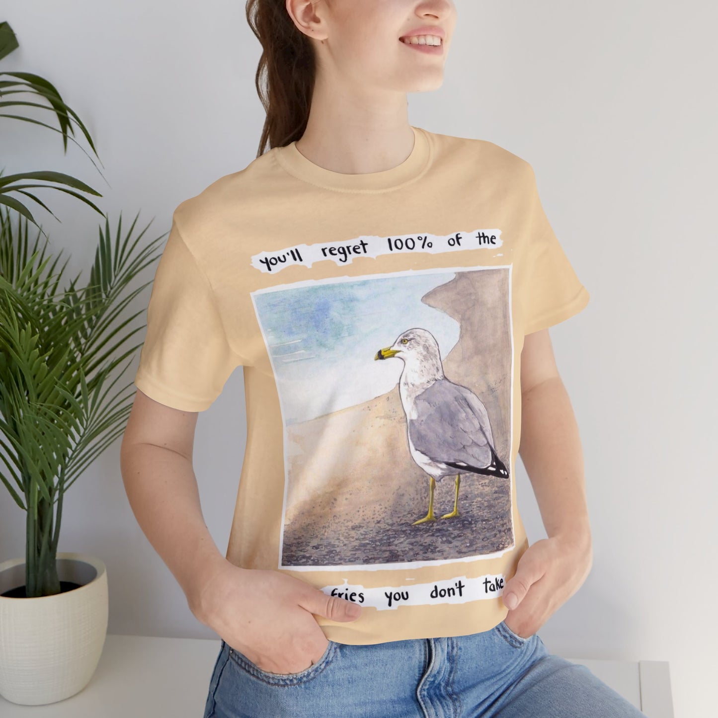 Seagull of Regret - Unisex Jersey Short Sleeve Tee