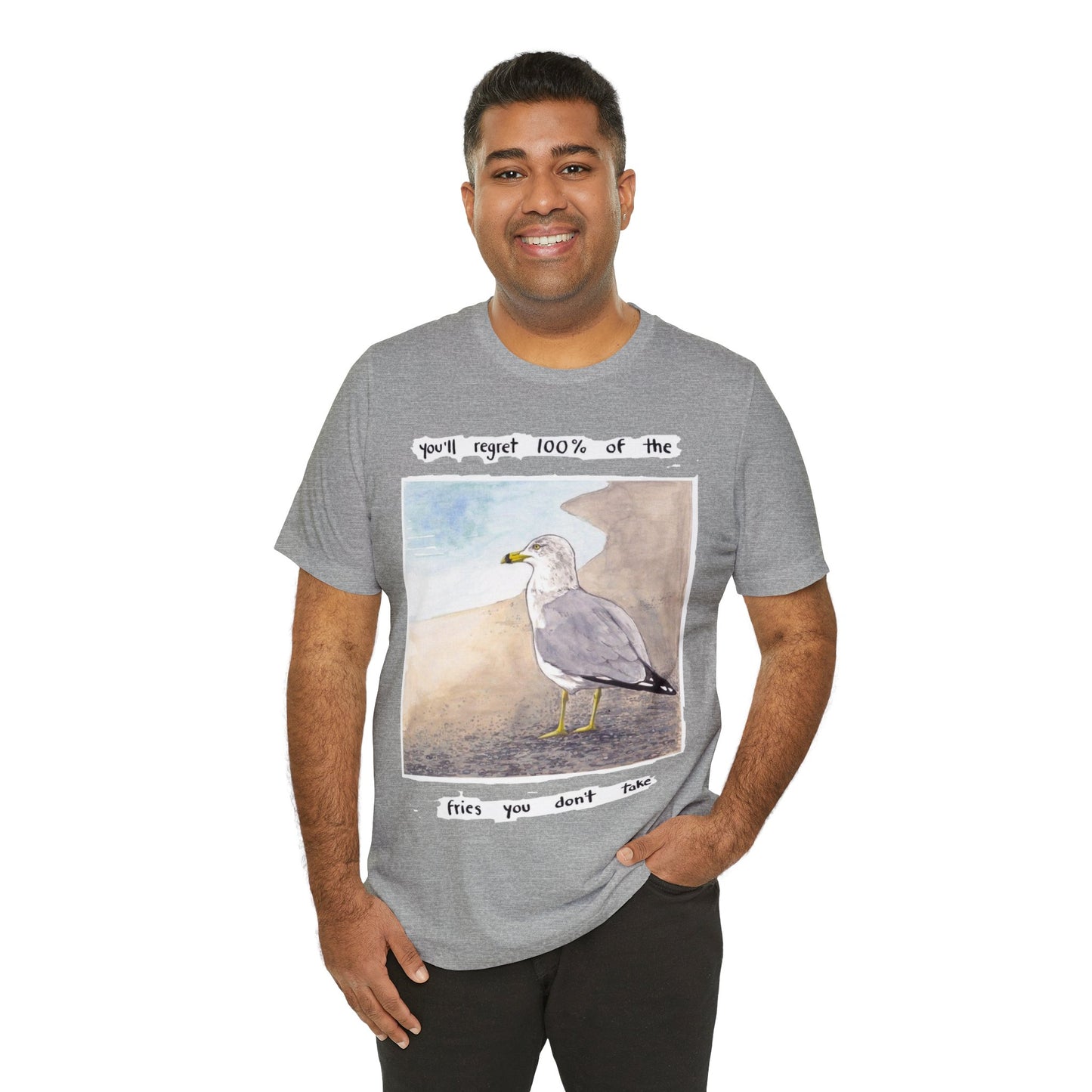 Seagull of Regret - Unisex Jersey Short Sleeve Tee