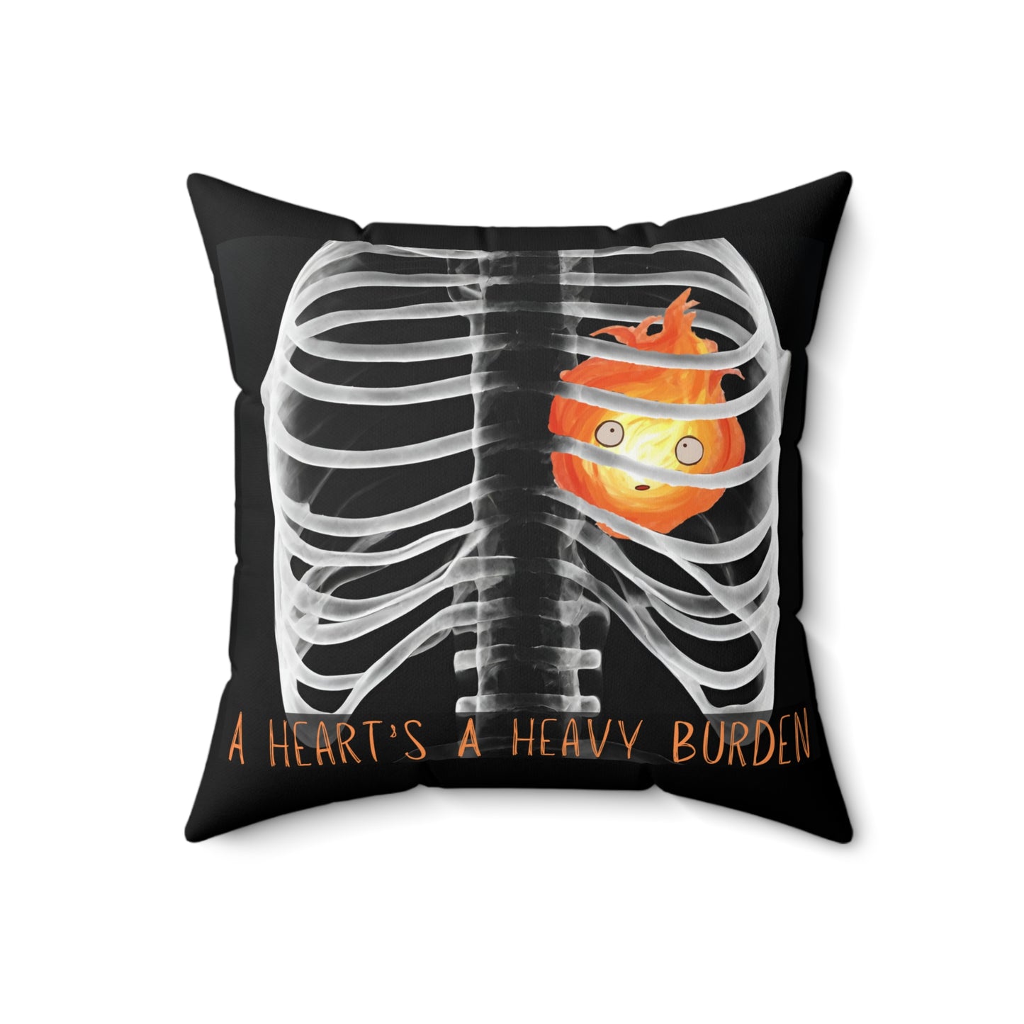 A Heart’s A Heavy Burden - Spun Polyester Square Pillow