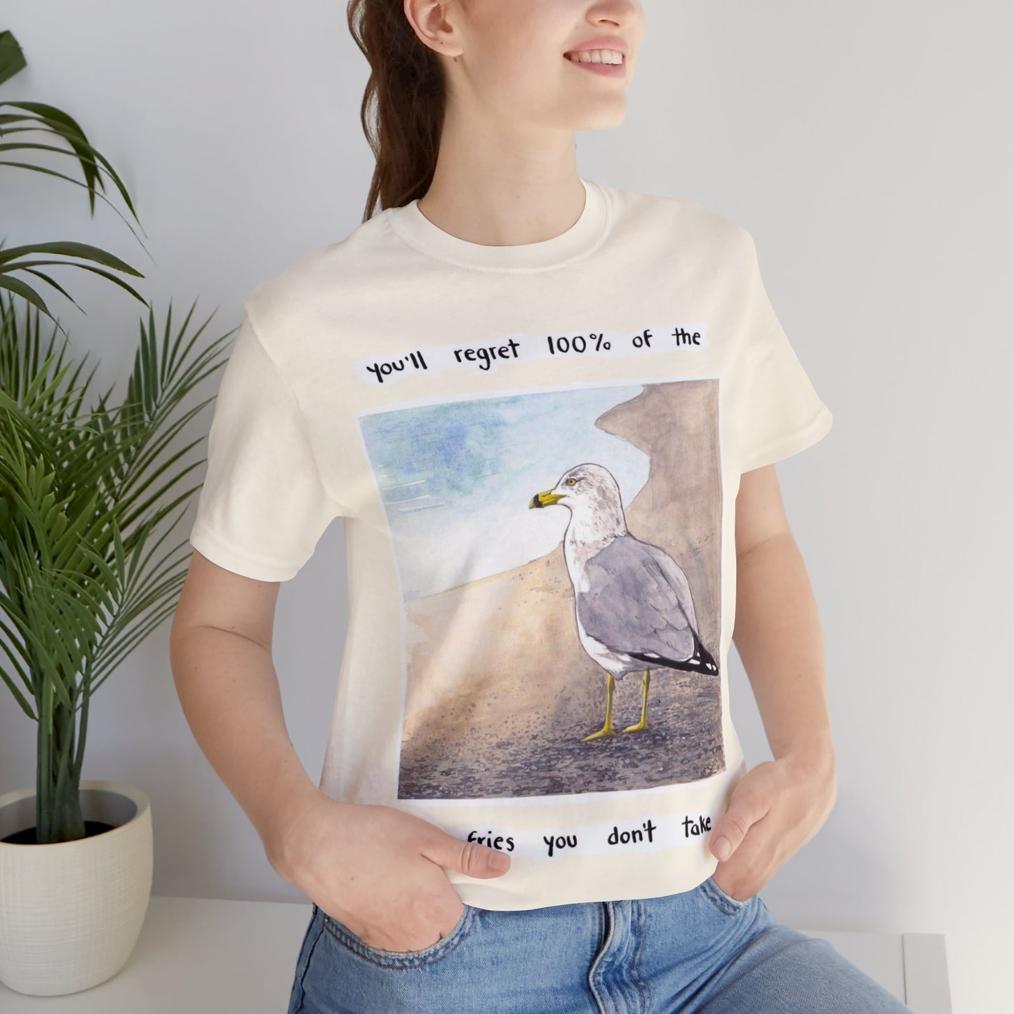 Seagull of Regret - Unisex Jersey Short Sleeve Tee