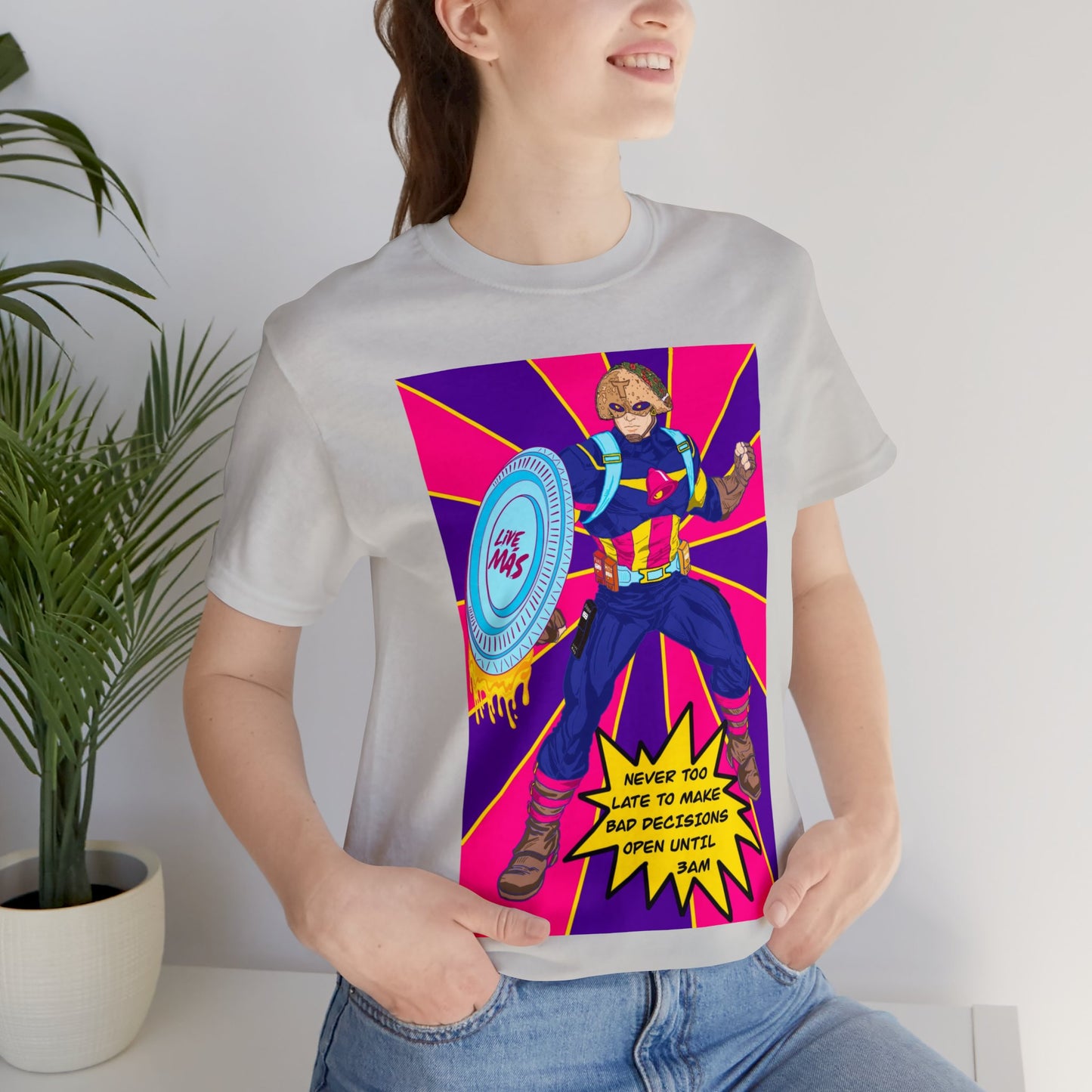 Captain Taco - Unisex Jersey Short Sleeve Tee