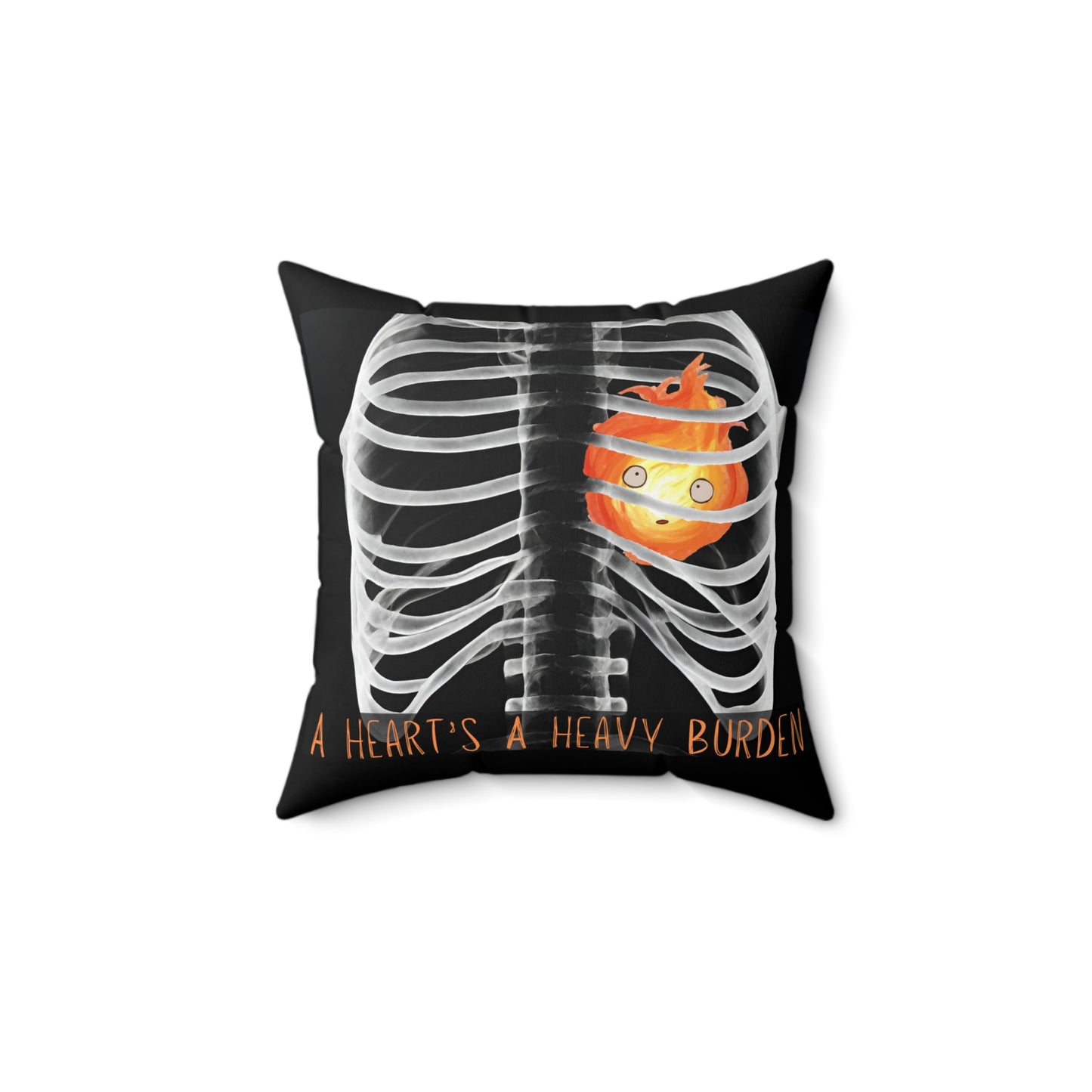 A Heart’s A Heavy Burden - Spun Polyester Square Pillow