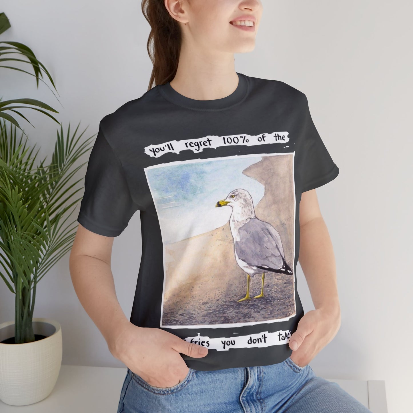 Seagull of Regret - Unisex Jersey Short Sleeve Tee