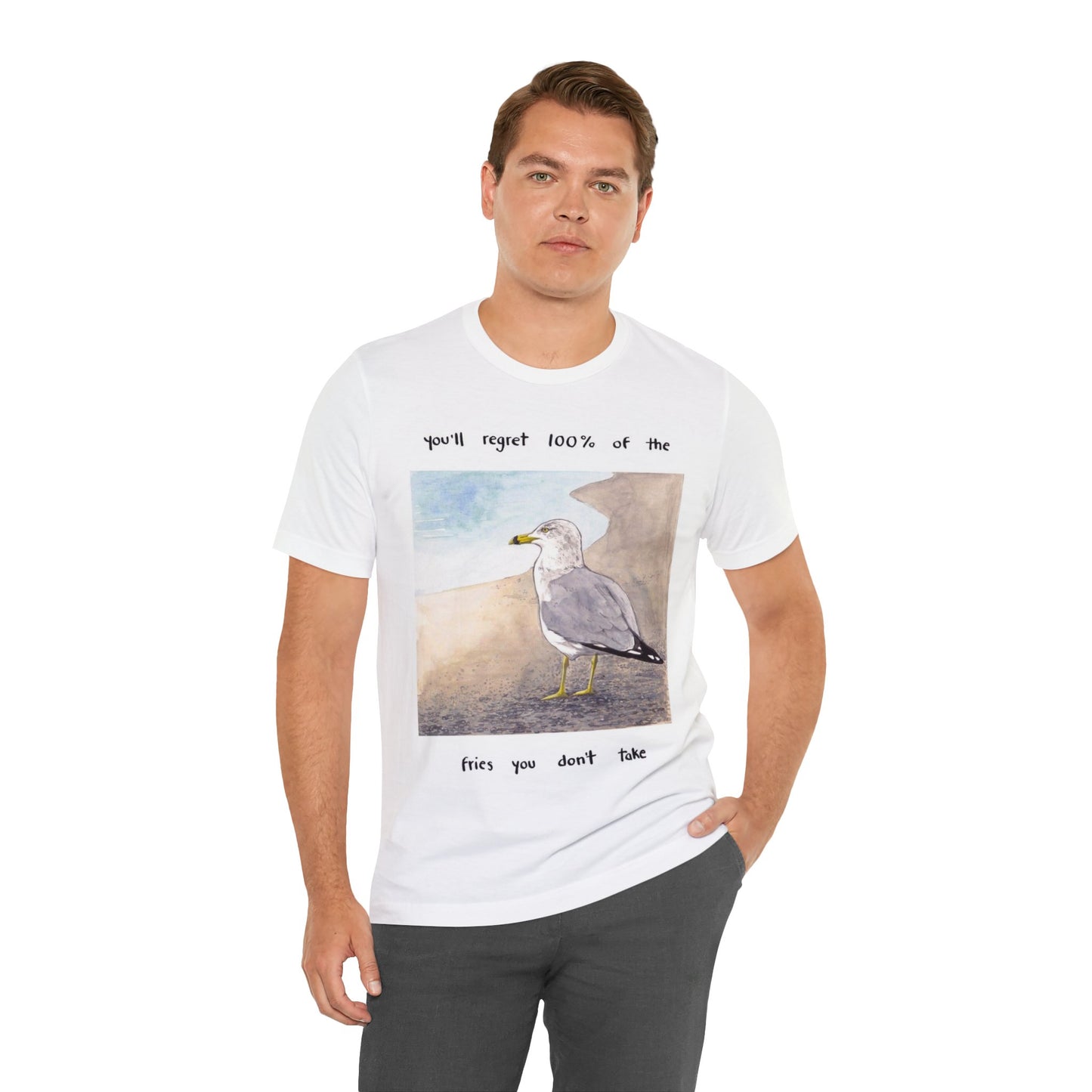 Seagull of Regret - Unisex Jersey Short Sleeve Tee