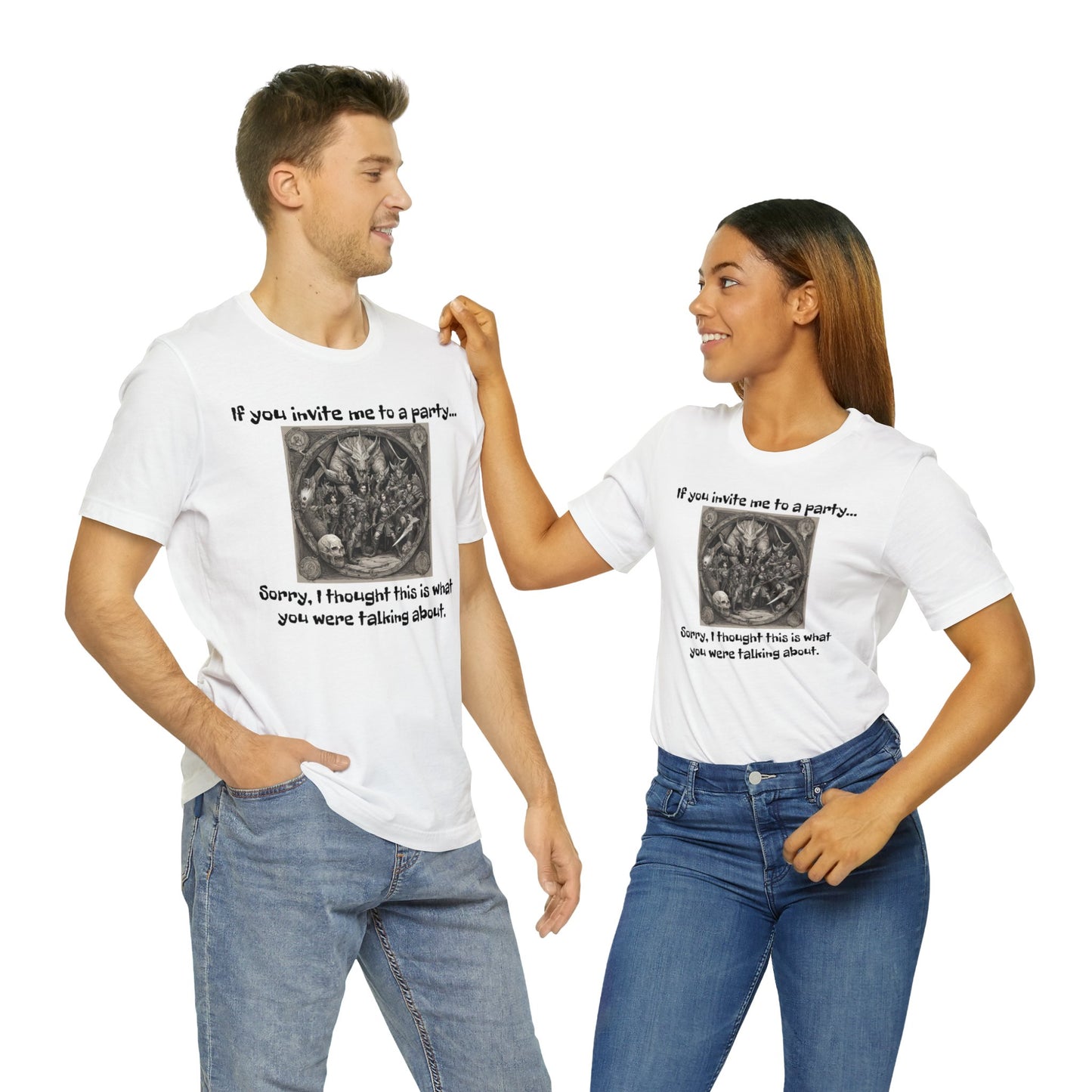 DnD Party - Unisex Jersey Short Sleeve Tee