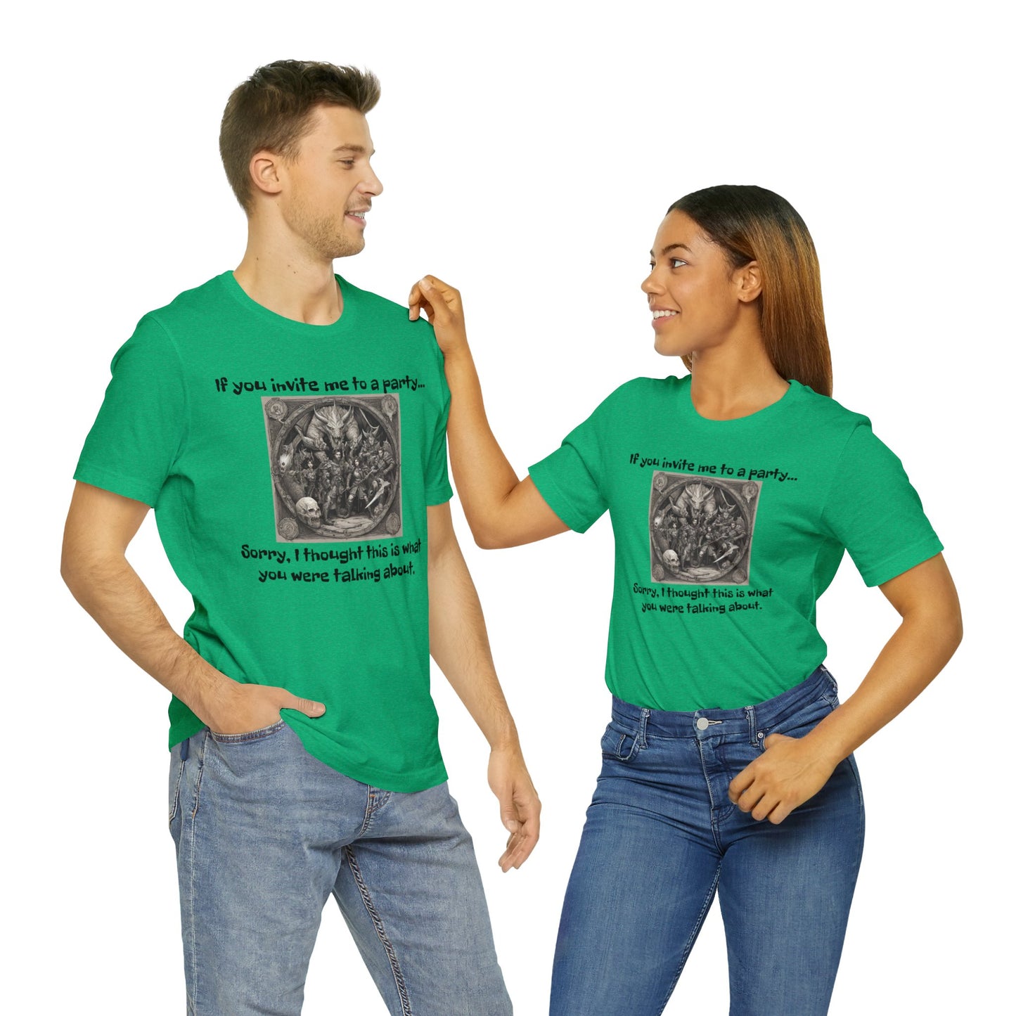 DnD Party - Unisex Jersey Short Sleeve Tee