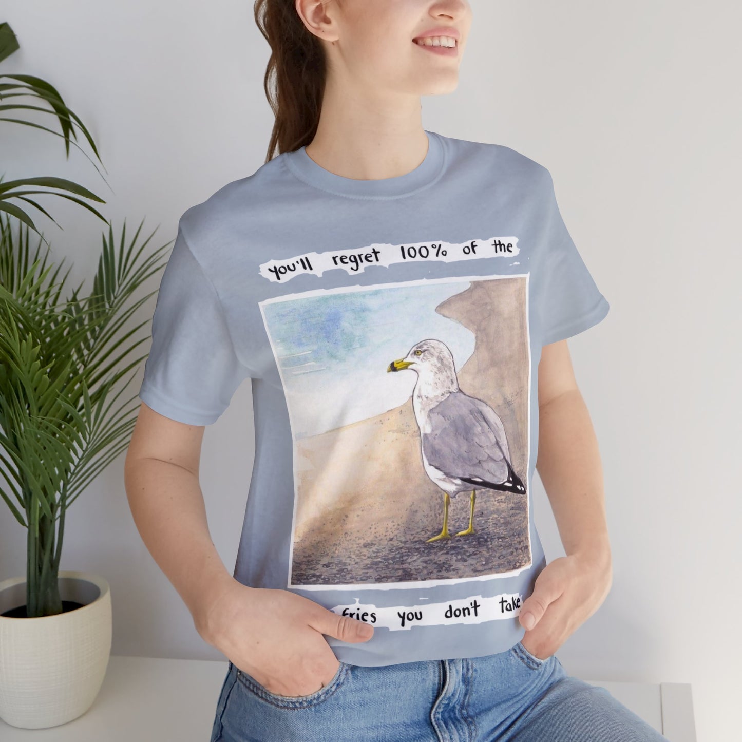 Seagull of Regret - Unisex Jersey Short Sleeve Tee