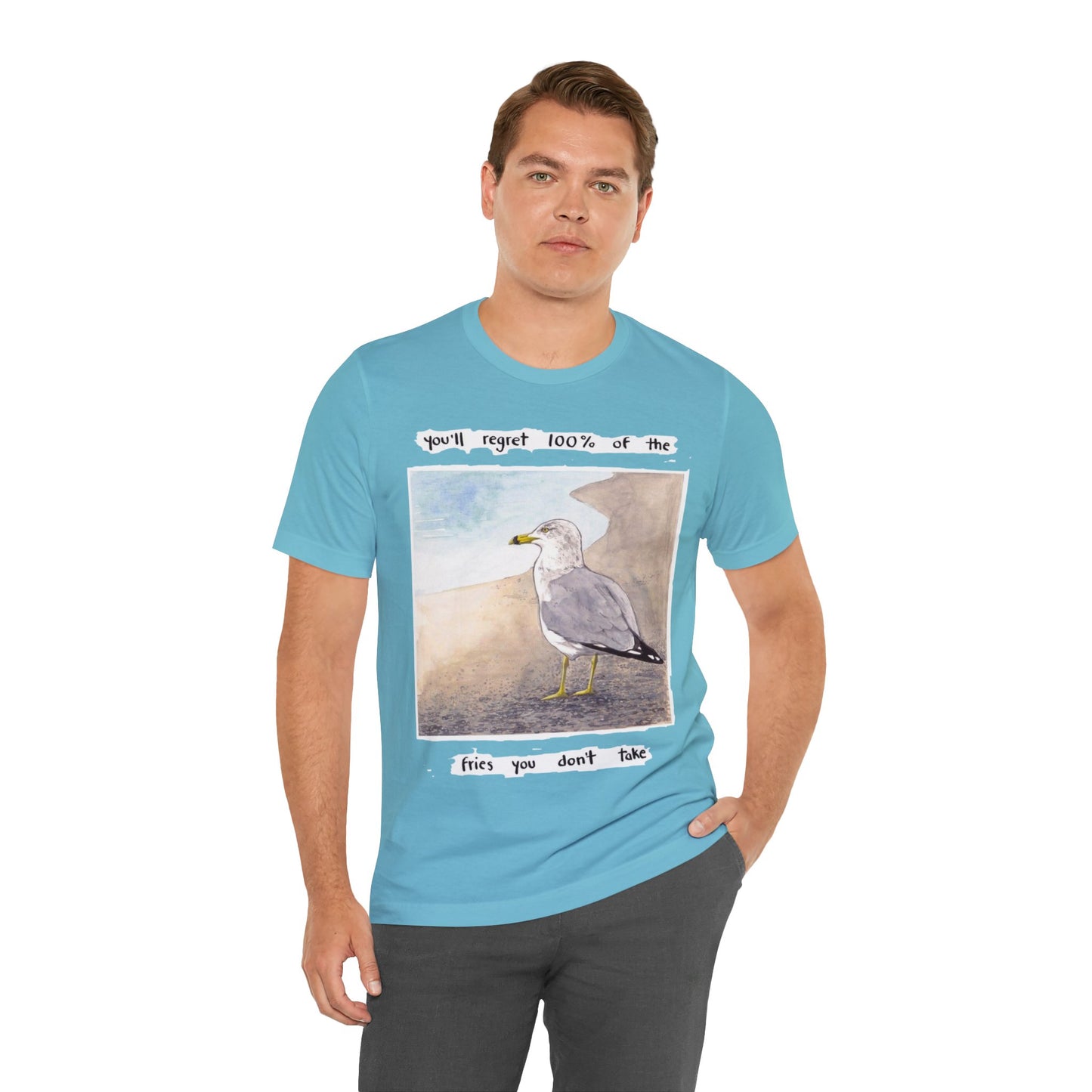 Seagull of Regret - Unisex Jersey Short Sleeve Tee