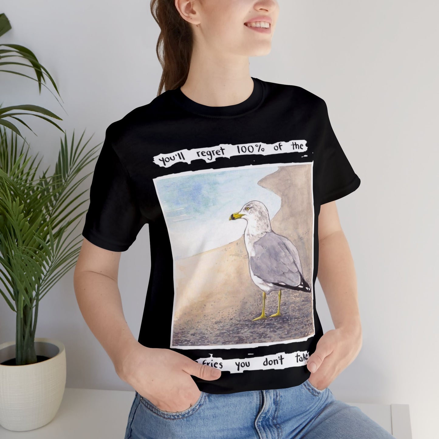 Seagull of Regret - Unisex Jersey Short Sleeve Tee