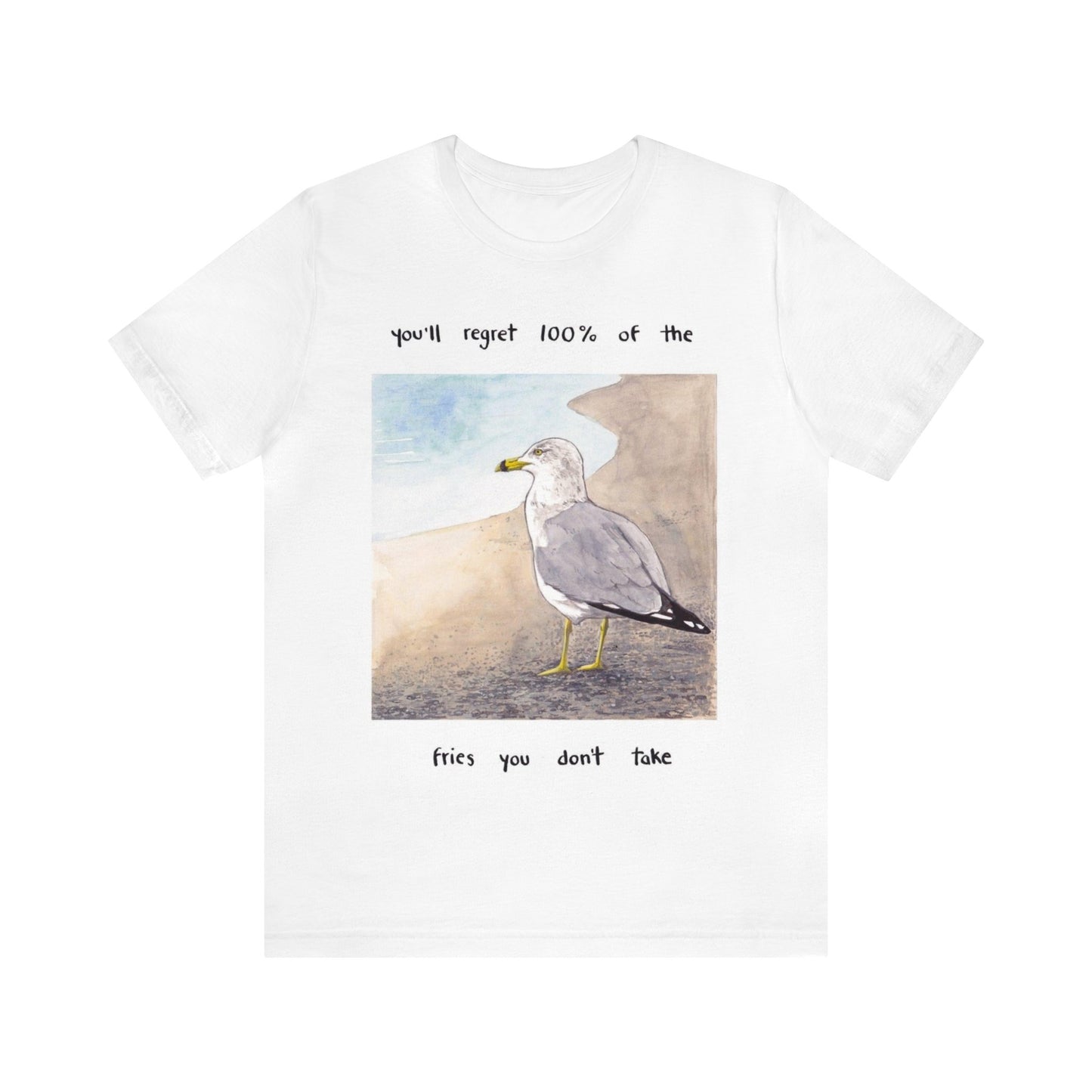 Seagull of Regret - Unisex Jersey Short Sleeve Tee