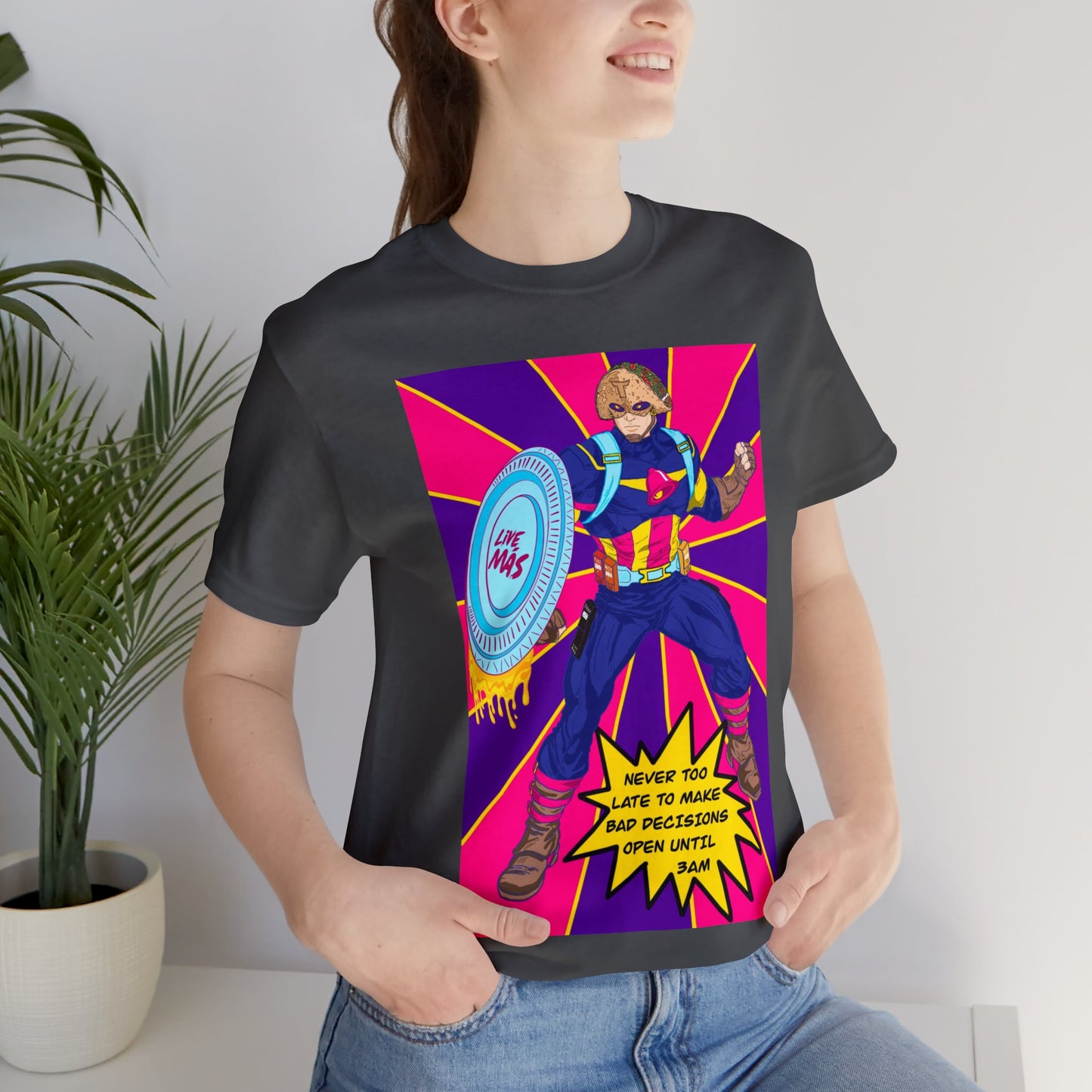 Captain Taco - Unisex Jersey Short Sleeve Tee