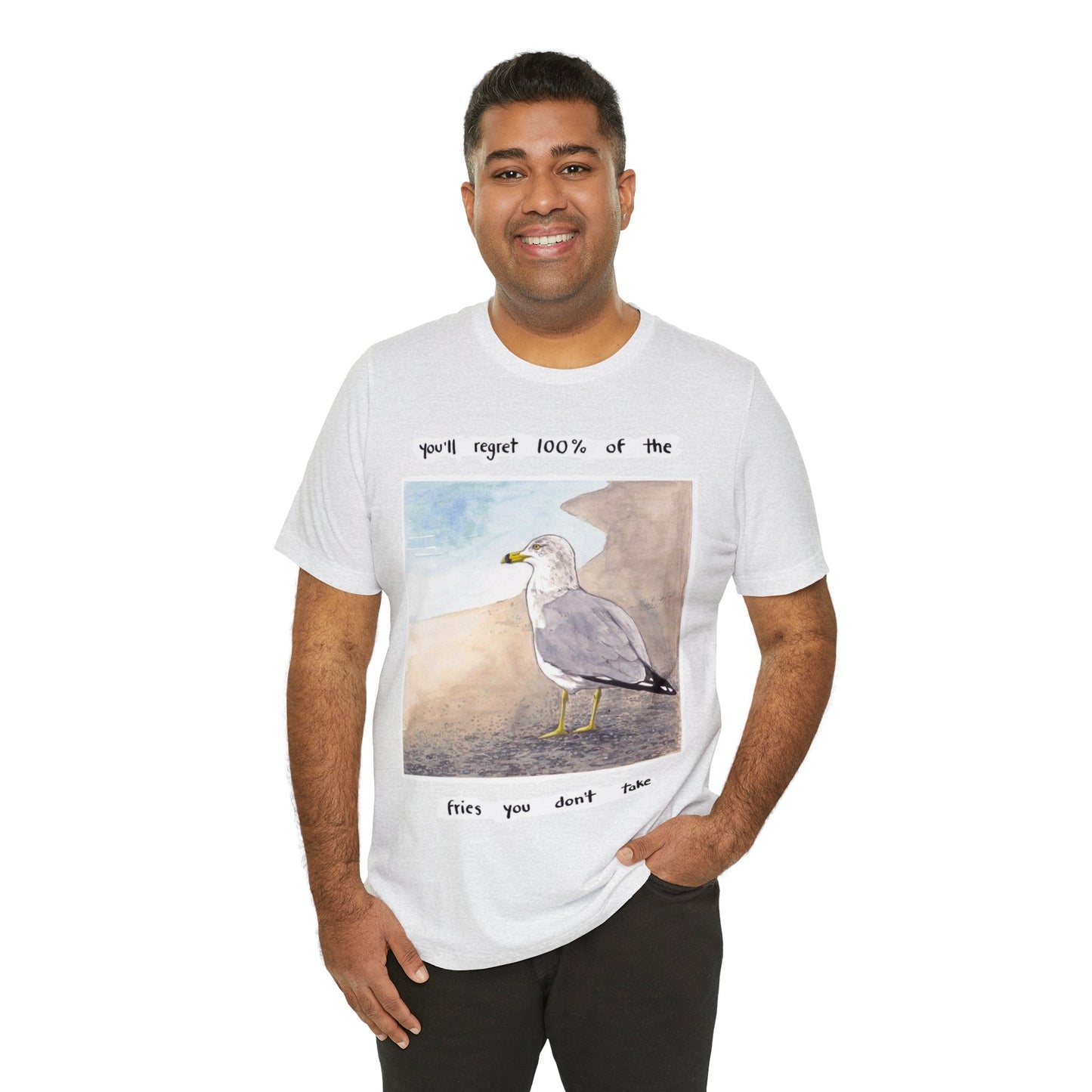 Seagull of Regret - Unisex Jersey Short Sleeve Tee