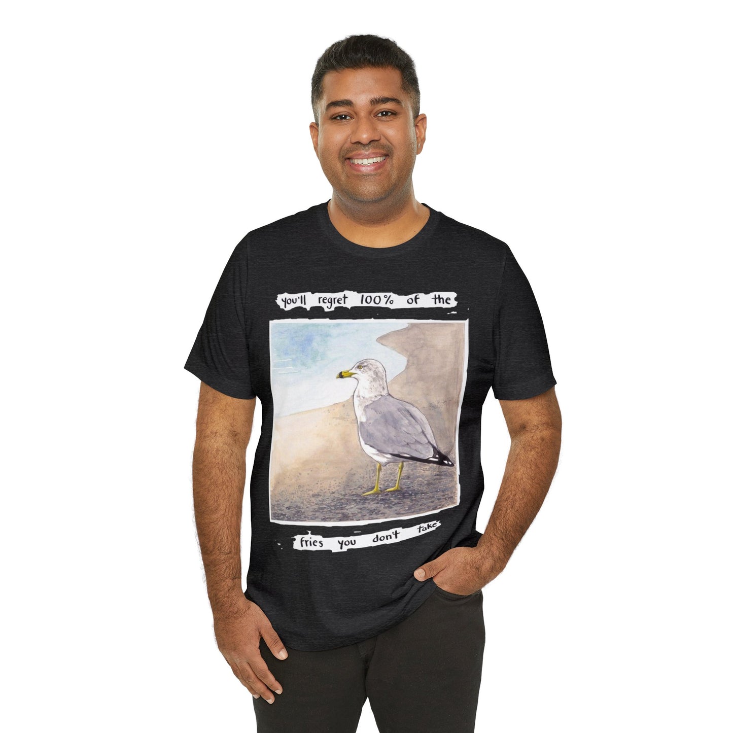 Seagull of Regret - Unisex Jersey Short Sleeve Tee