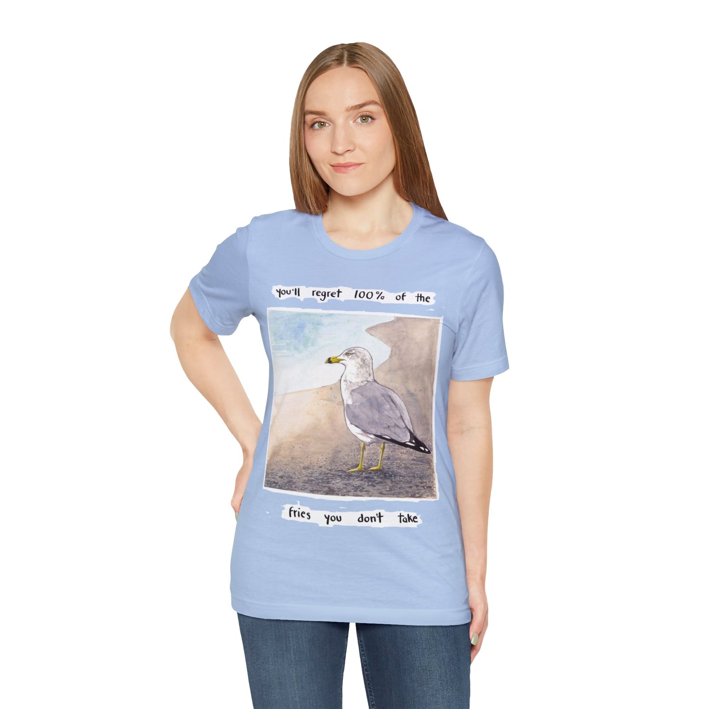 Seagull of Regret - Unisex Jersey Short Sleeve Tee