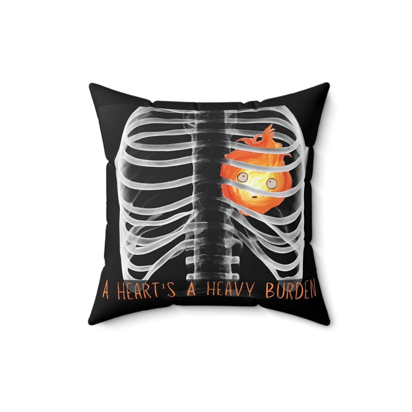 A Heart’s A Heavy Burden - Spun Polyester Square Pillow