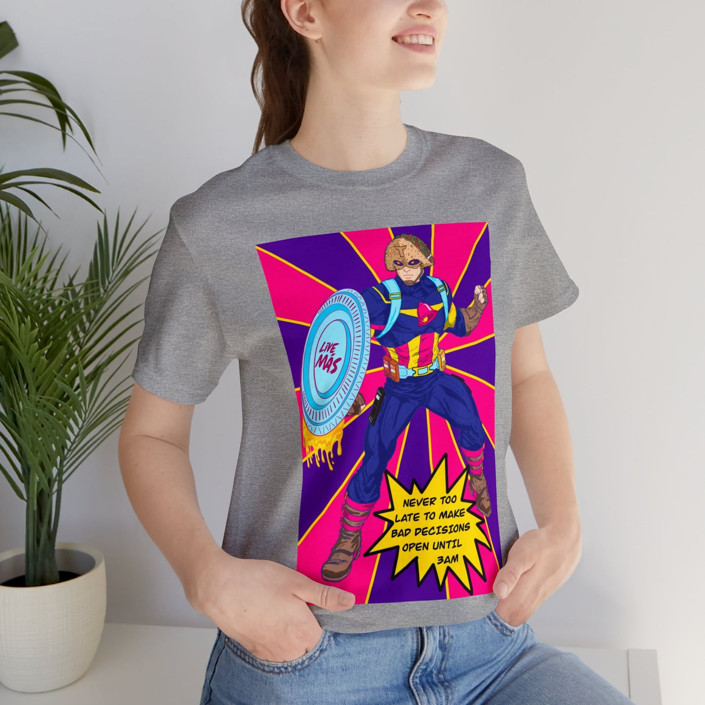 Captain Taco - Unisex Jersey Short Sleeve Tee