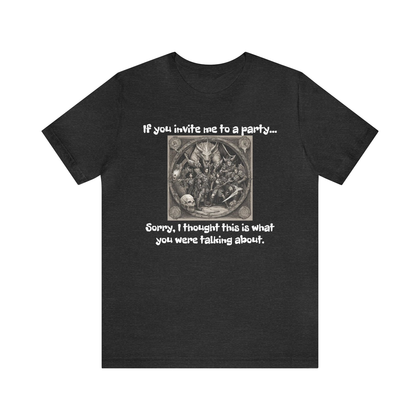 DnD Party - Unisex Jersey Short Sleeve Tee