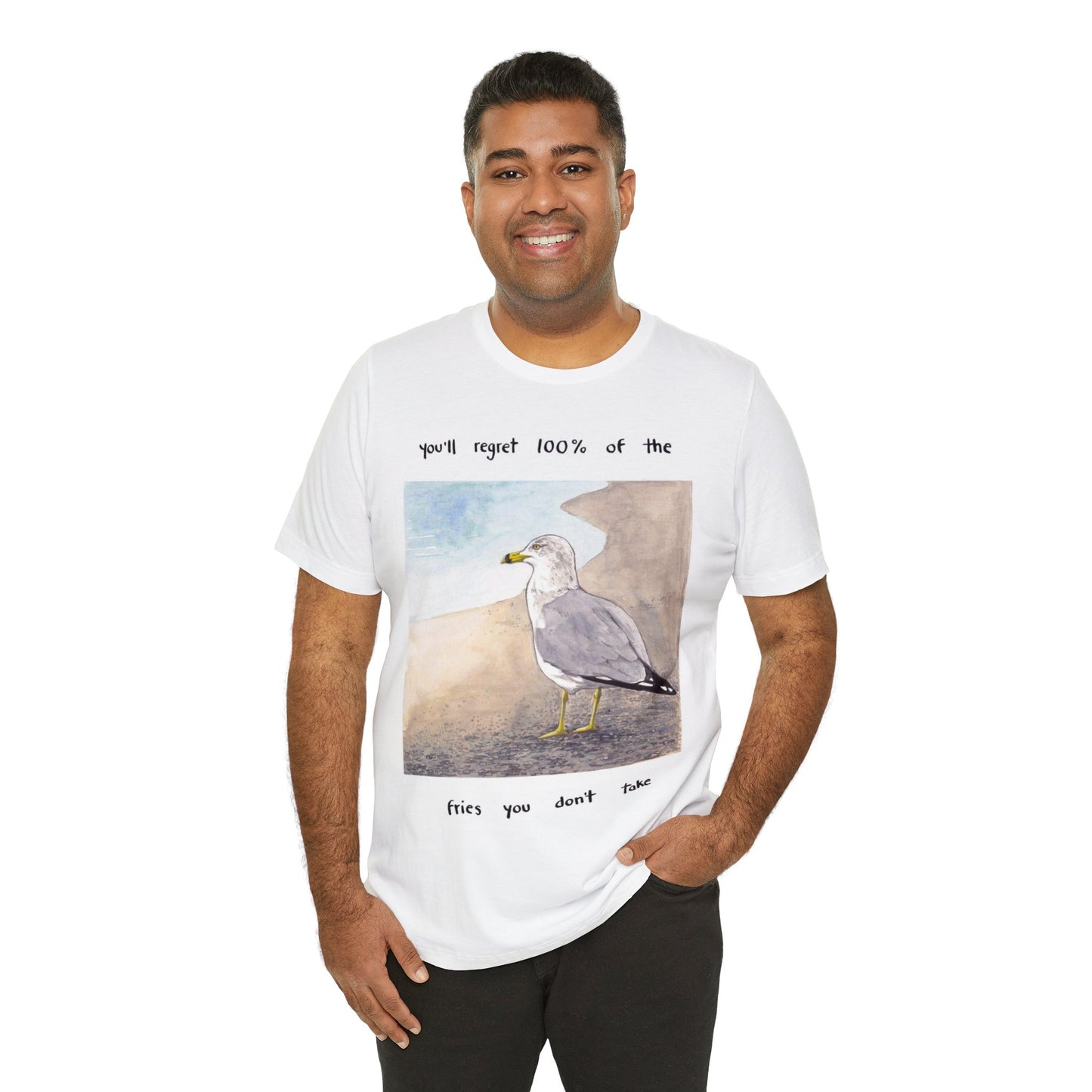 Seagull of Regret - Unisex Jersey Short Sleeve Tee