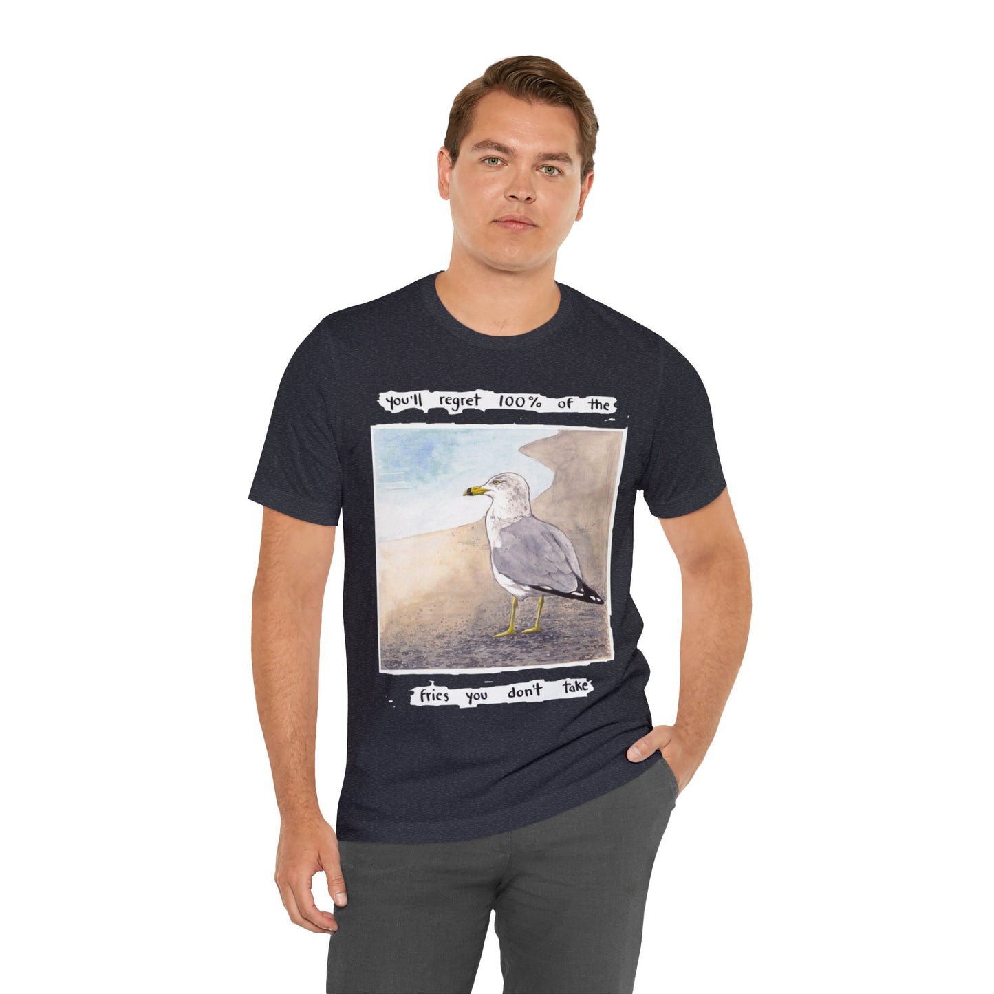 Seagull of Regret - Unisex Jersey Short Sleeve Tee