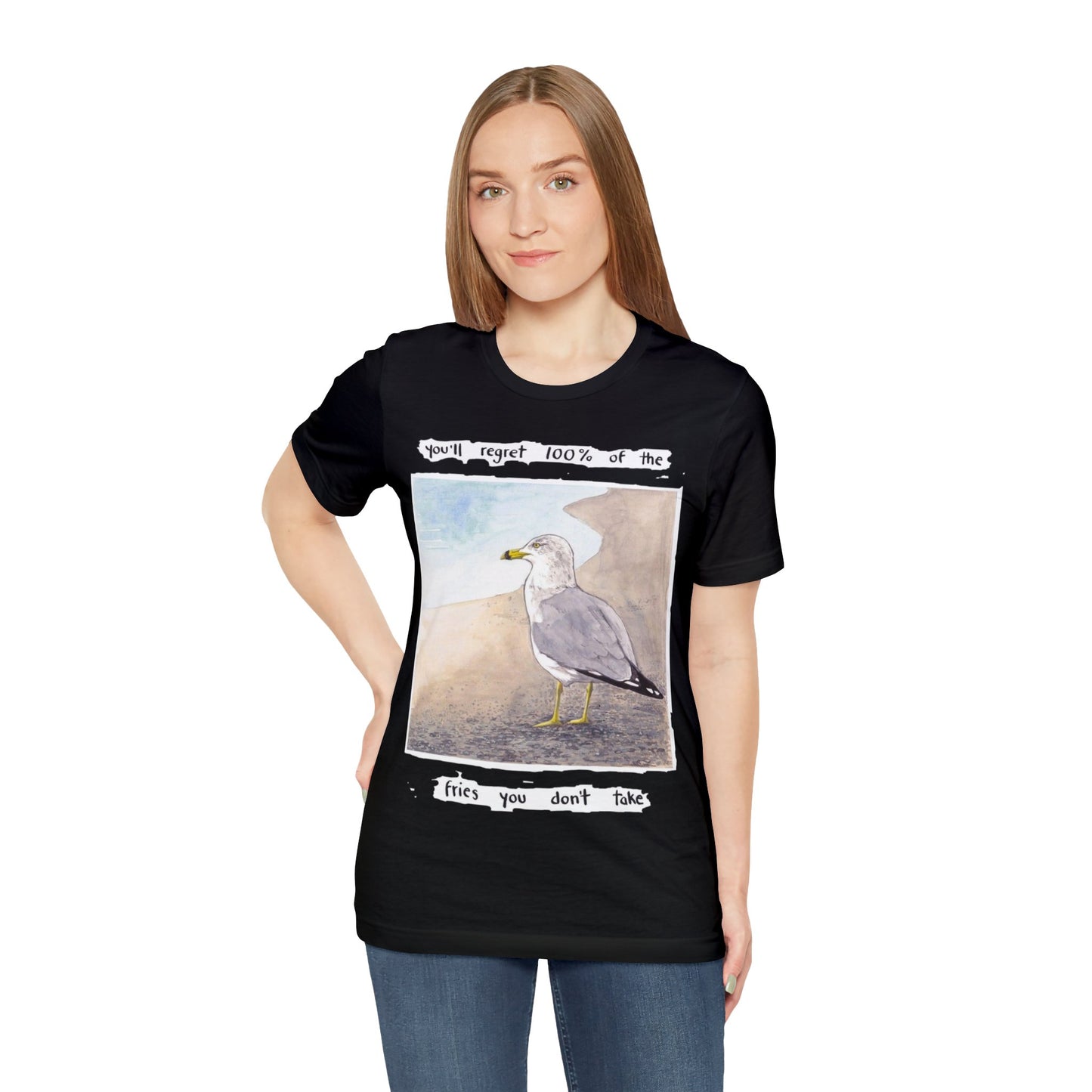 Seagull of Regret - Unisex Jersey Short Sleeve Tee