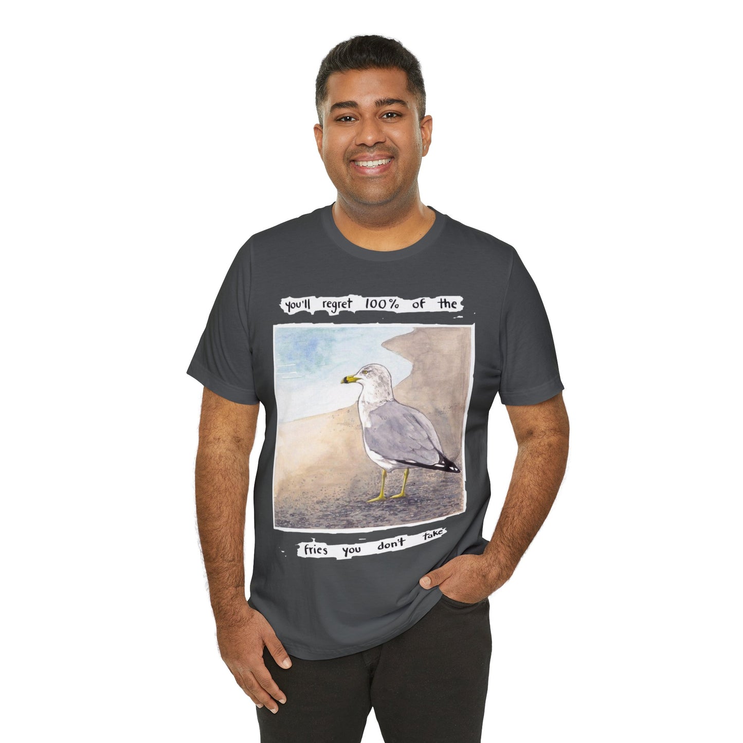 Seagull of Regret - Unisex Jersey Short Sleeve Tee