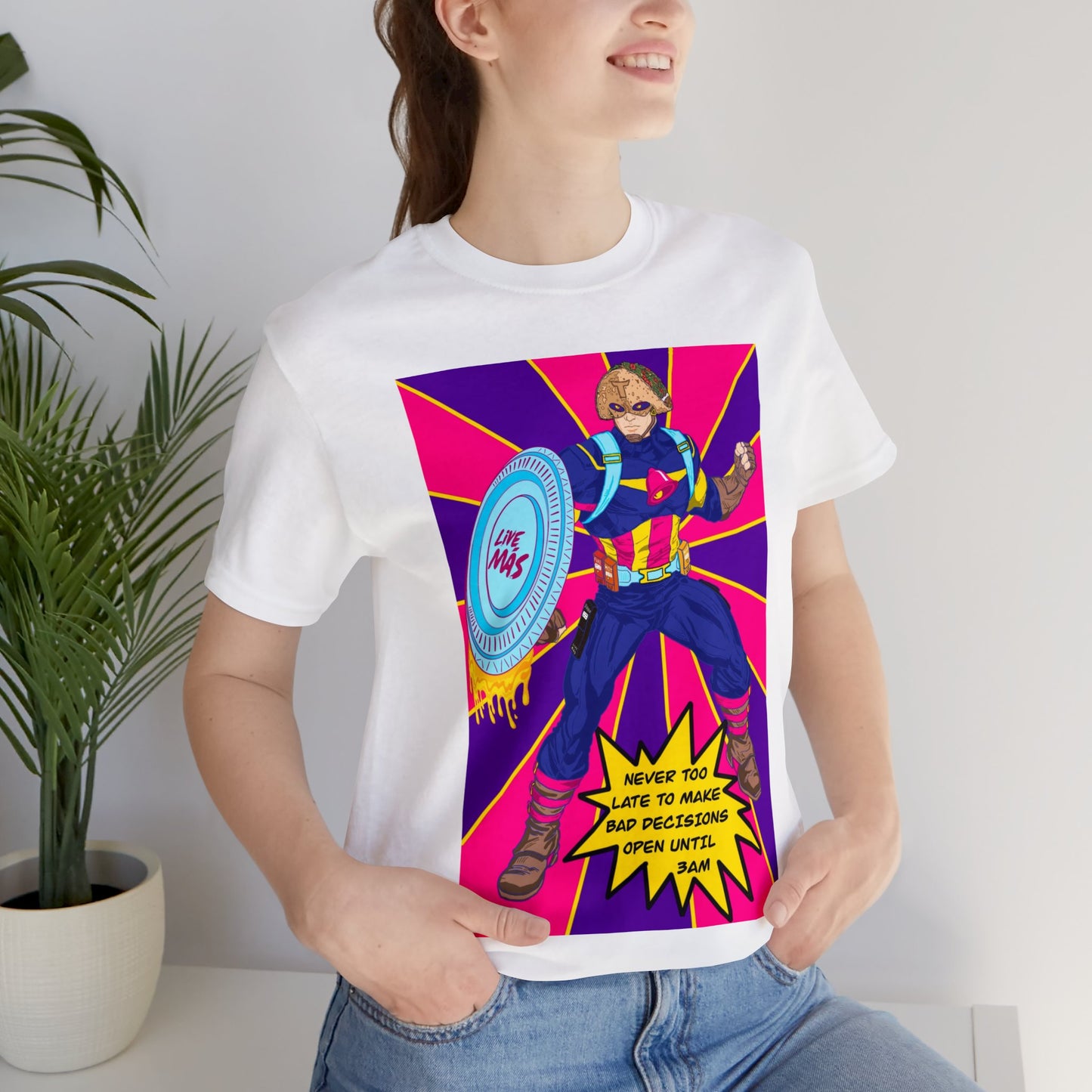 Captain Taco - Unisex Jersey Short Sleeve Tee