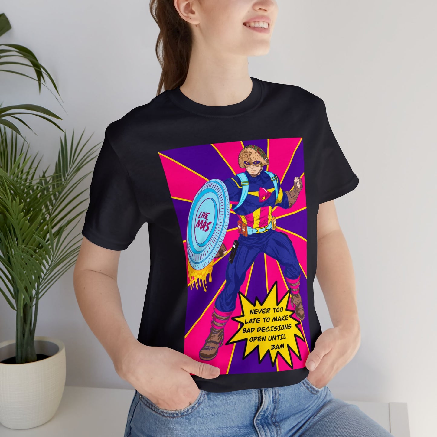 Captain Taco - Unisex Jersey Short Sleeve Tee