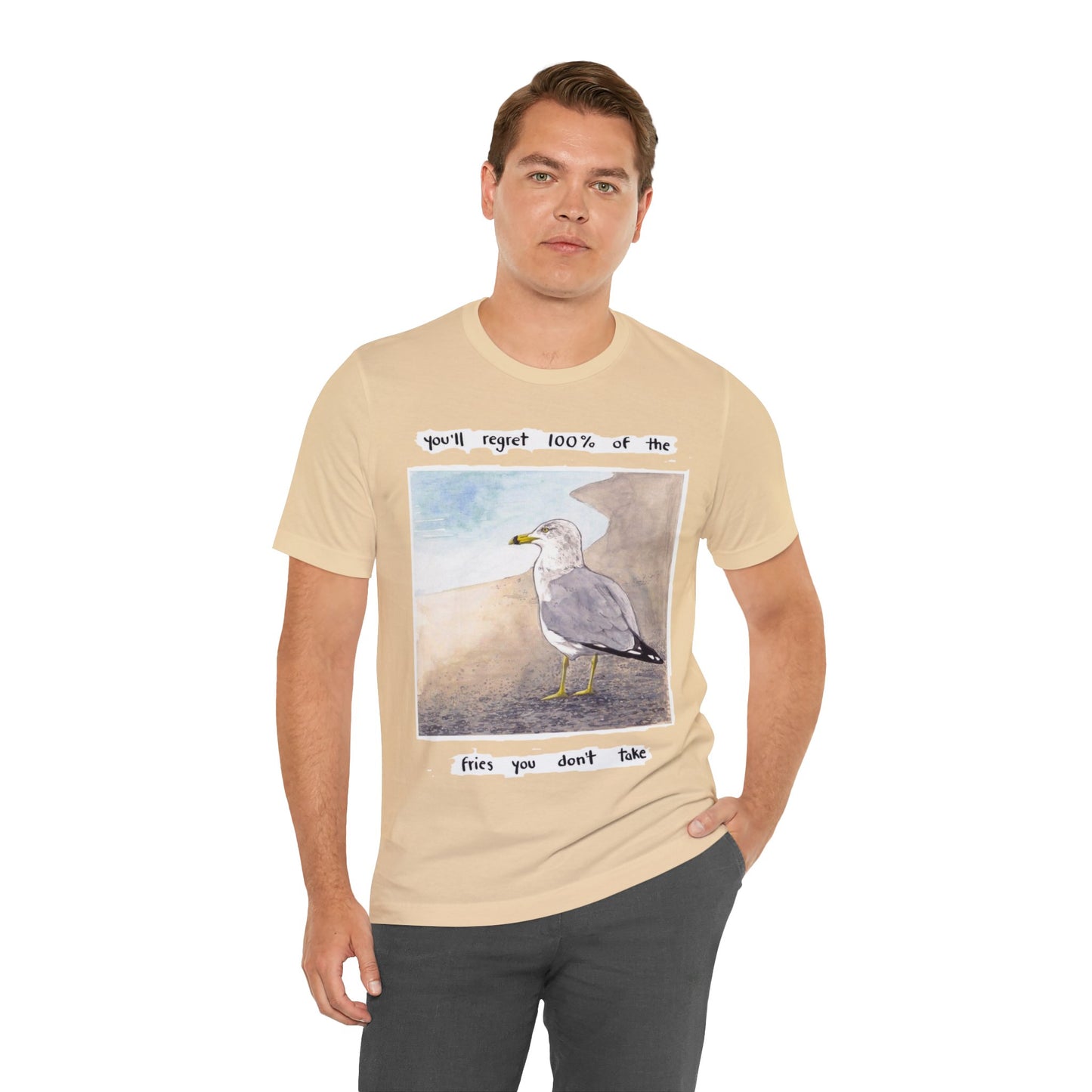 Seagull of Regret - Unisex Jersey Short Sleeve Tee