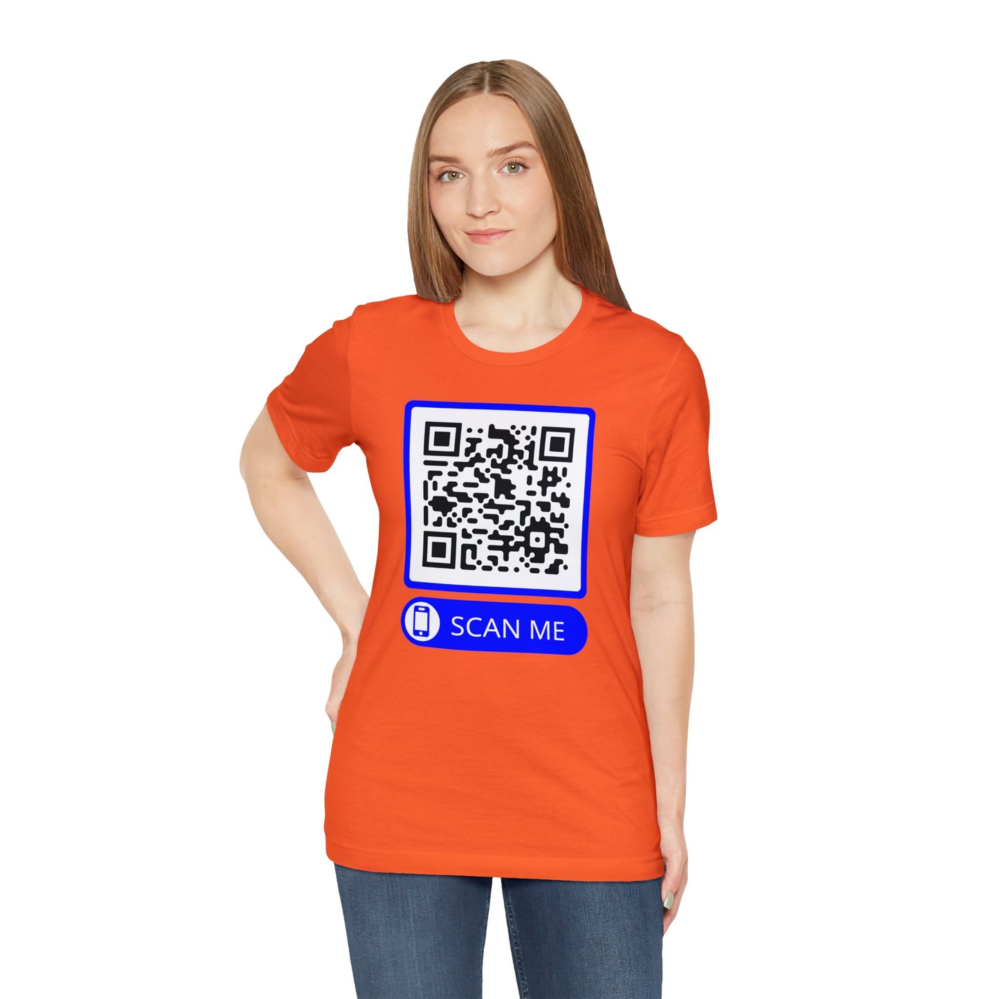 Rick Roll QR Scan Me - Unisex Jersey Short Sleeve Tee