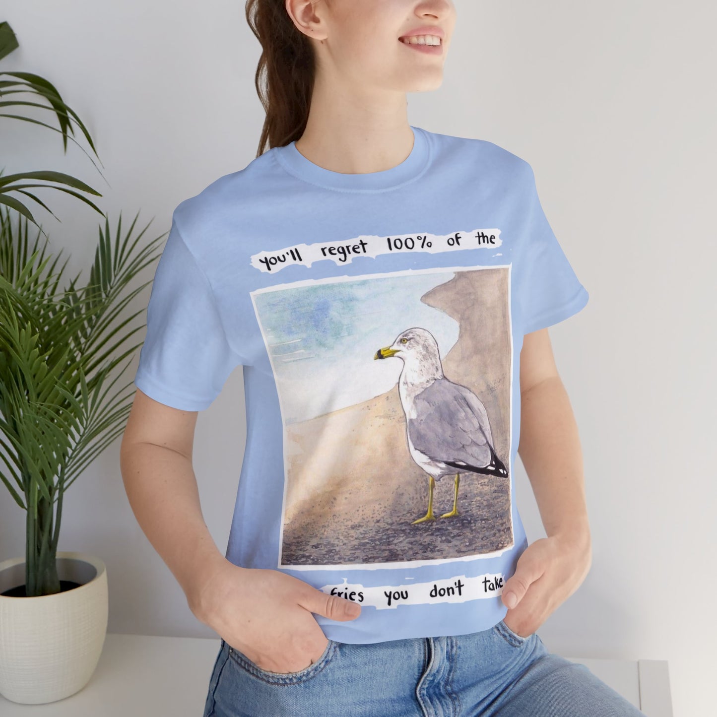 Seagull of Regret - Unisex Jersey Short Sleeve Tee