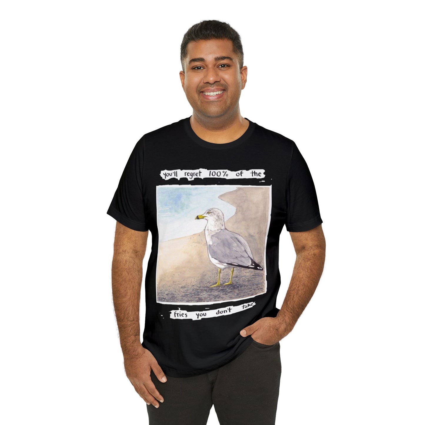 Seagull of Regret - Unisex Jersey Short Sleeve Tee