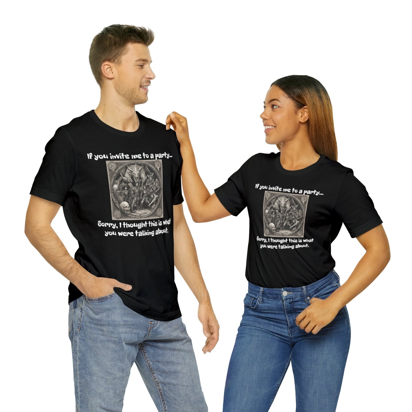 DnD Party - Unisex Jersey Short Sleeve Tee