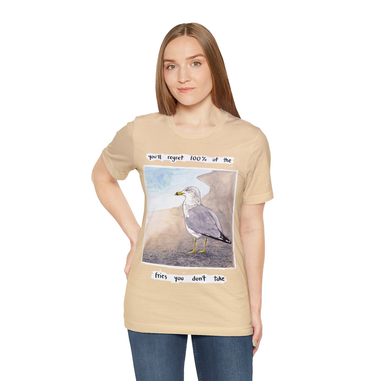 Seagull of Regret - Unisex Jersey Short Sleeve Tee