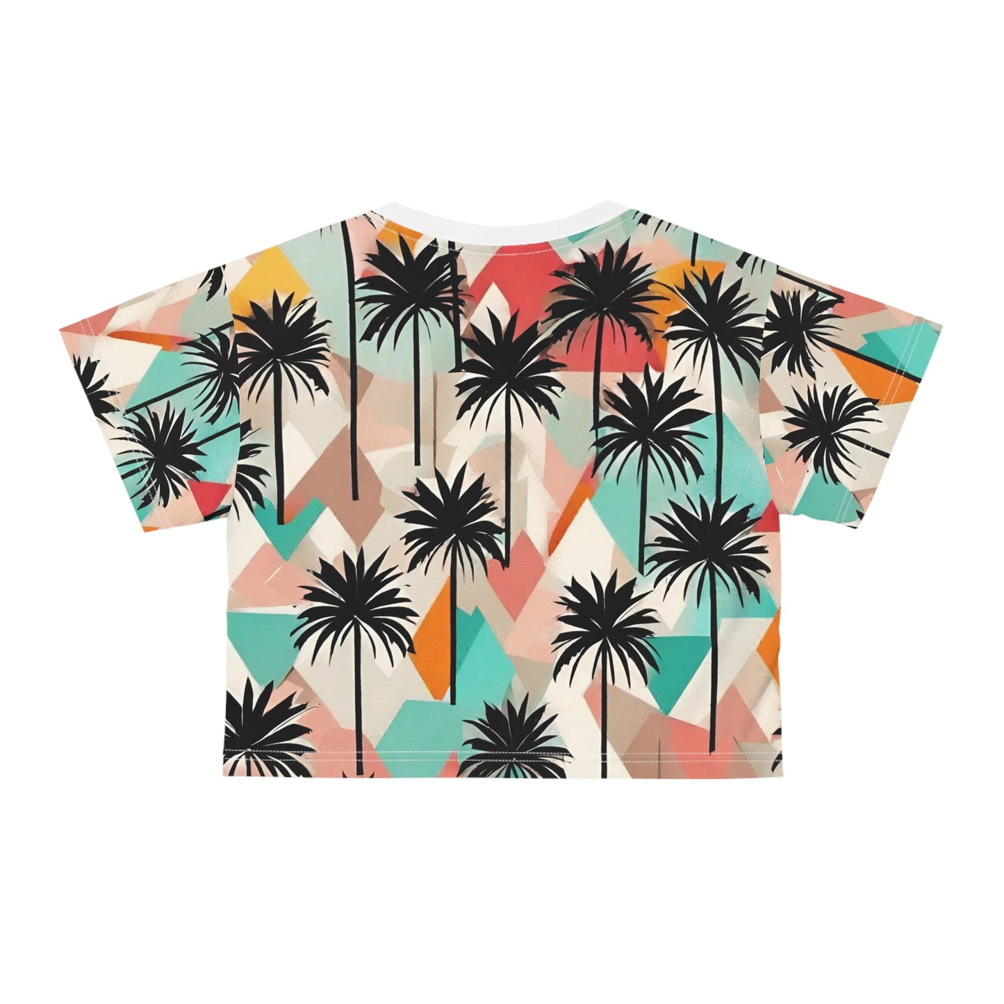 Summer Vibes Crop Tee (AOP)