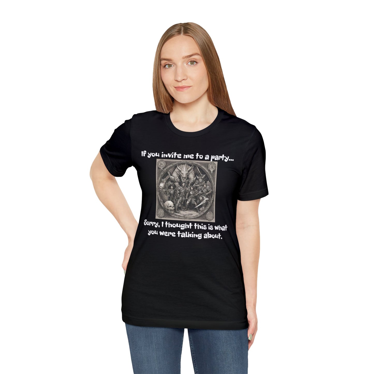 DnD Party - Unisex Jersey Short Sleeve Tee