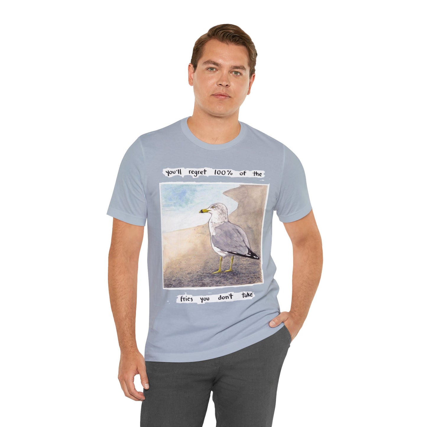 Seagull of Regret - Unisex Jersey Short Sleeve Tee