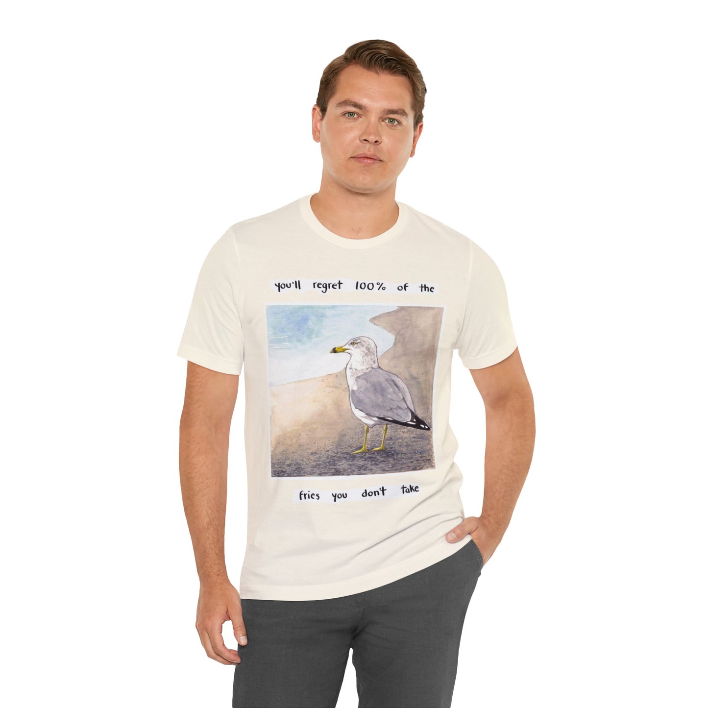 Seagull of Regret - Unisex Jersey Short Sleeve Tee