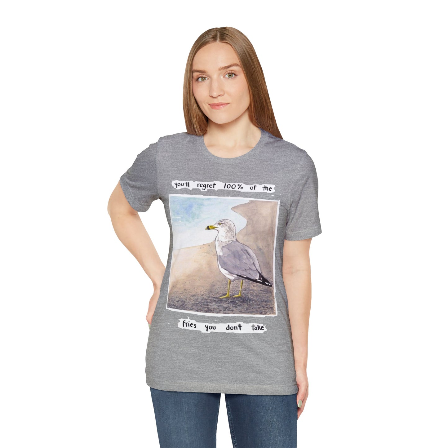 Seagull of Regret - Unisex Jersey Short Sleeve Tee