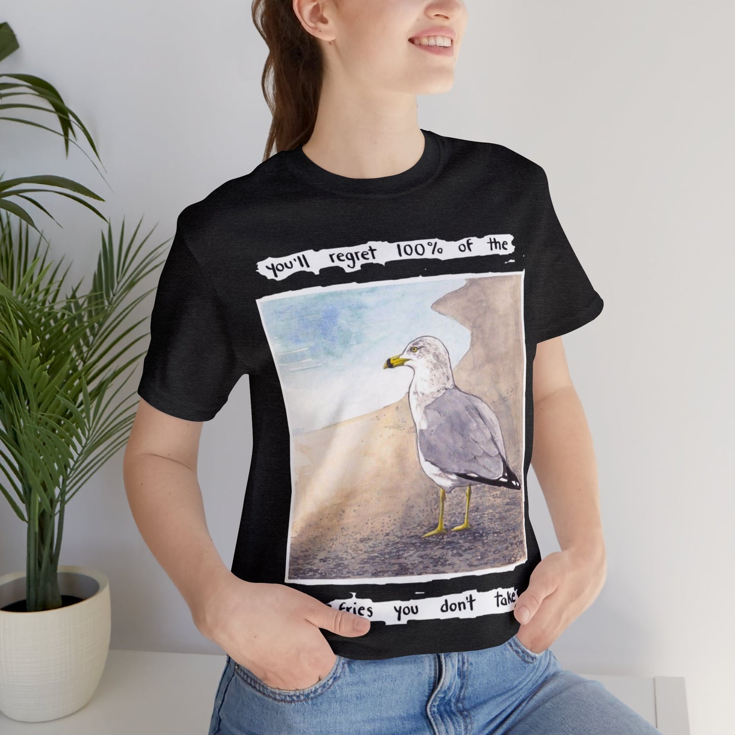 Seagull of Regret - Unisex Jersey Short Sleeve Tee